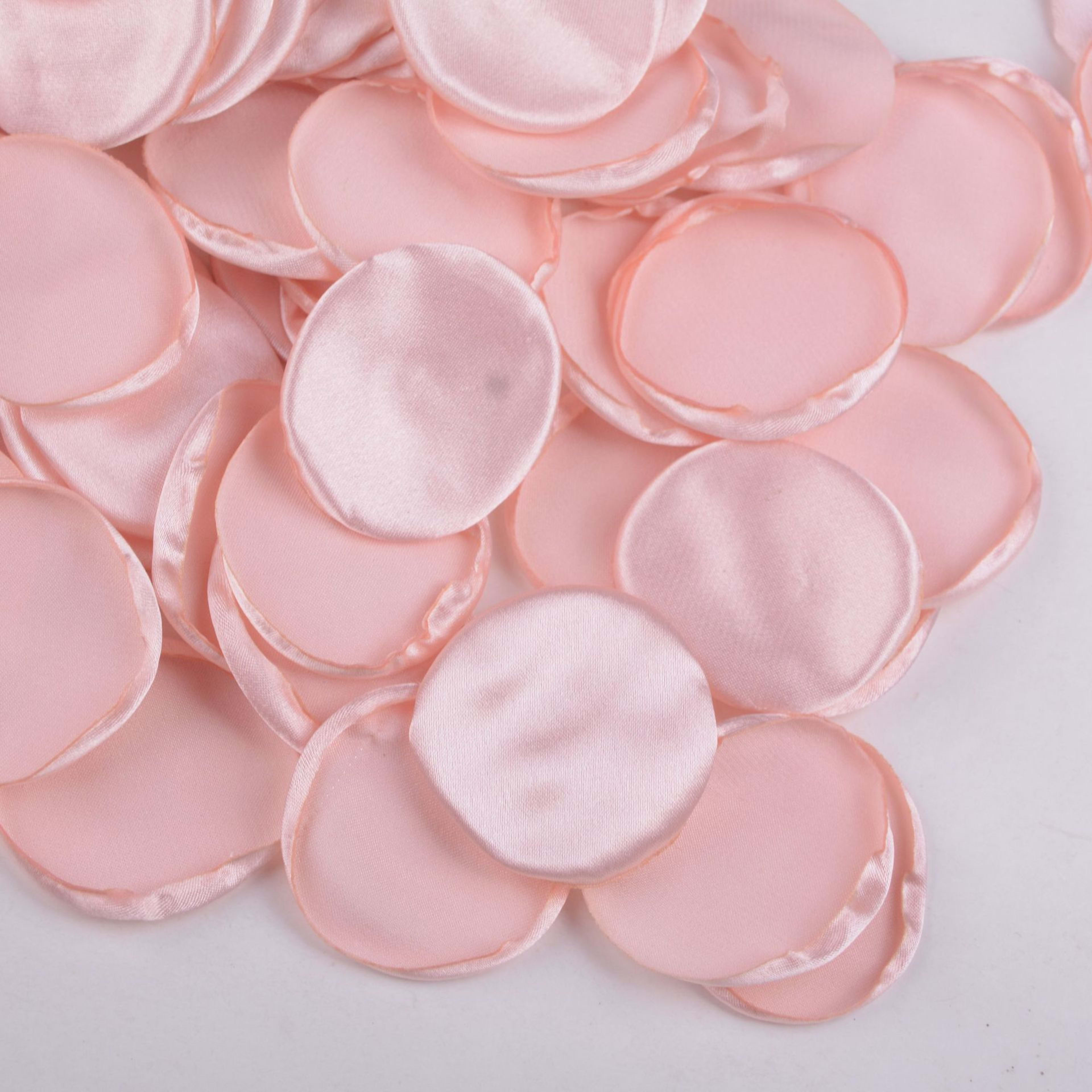 4cm Silk Rose Burnt Edge Petals Wedding Glowing Cream Powder Laminate 20