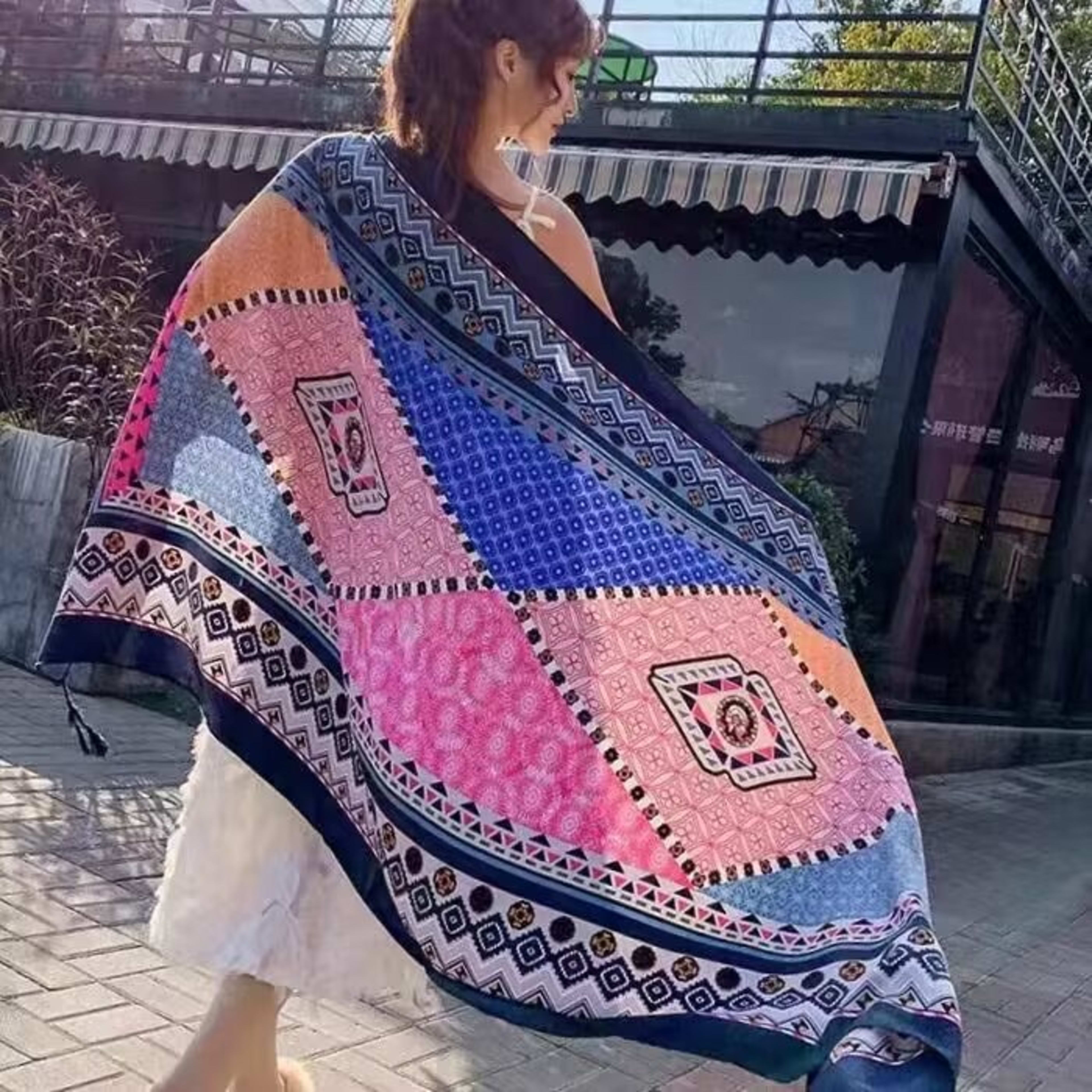Ethnic-style Dual-use Beach Towel New Arrival 14