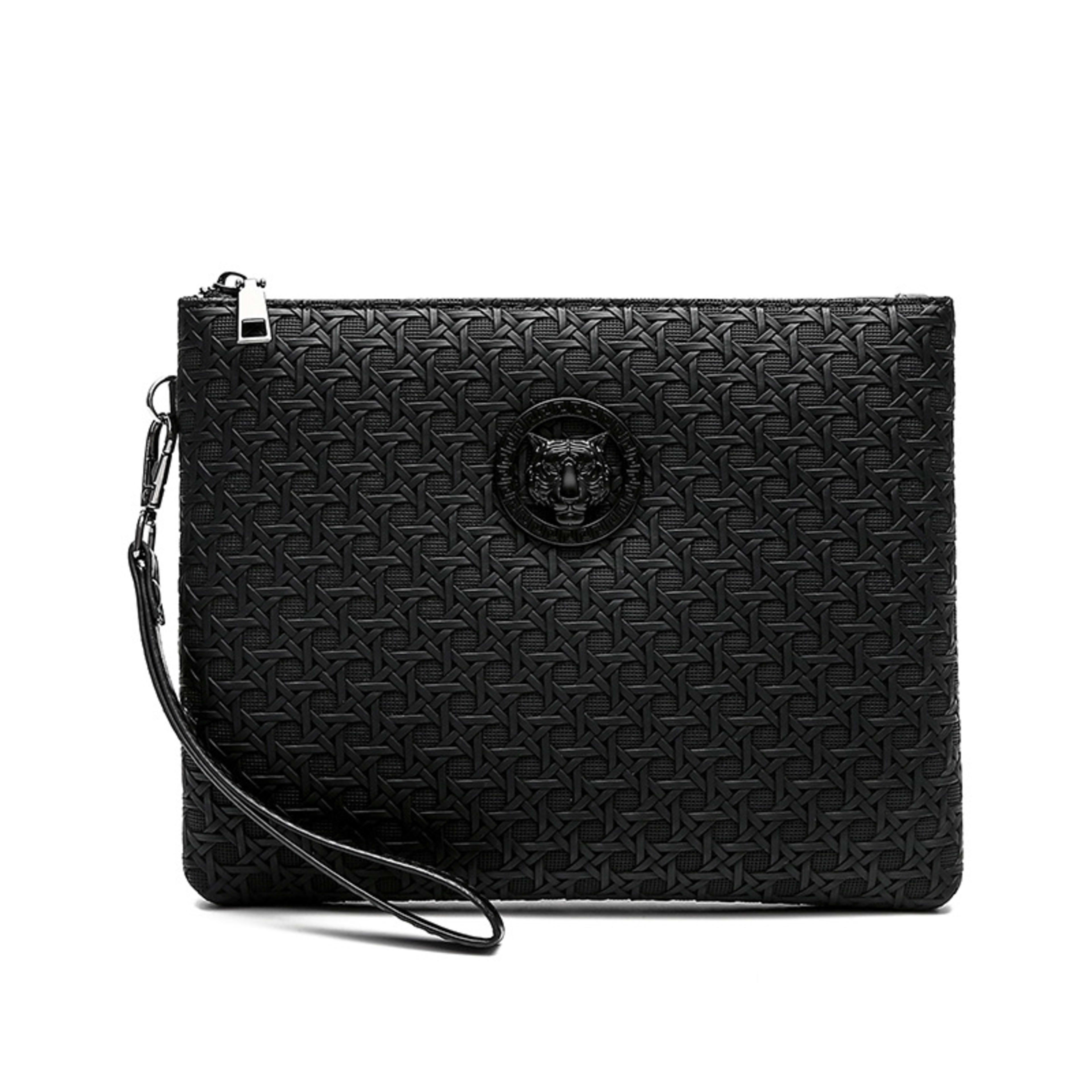 Woven-texture Personalized Clutch With A Simple Minimalist Design And Large Capacity 6