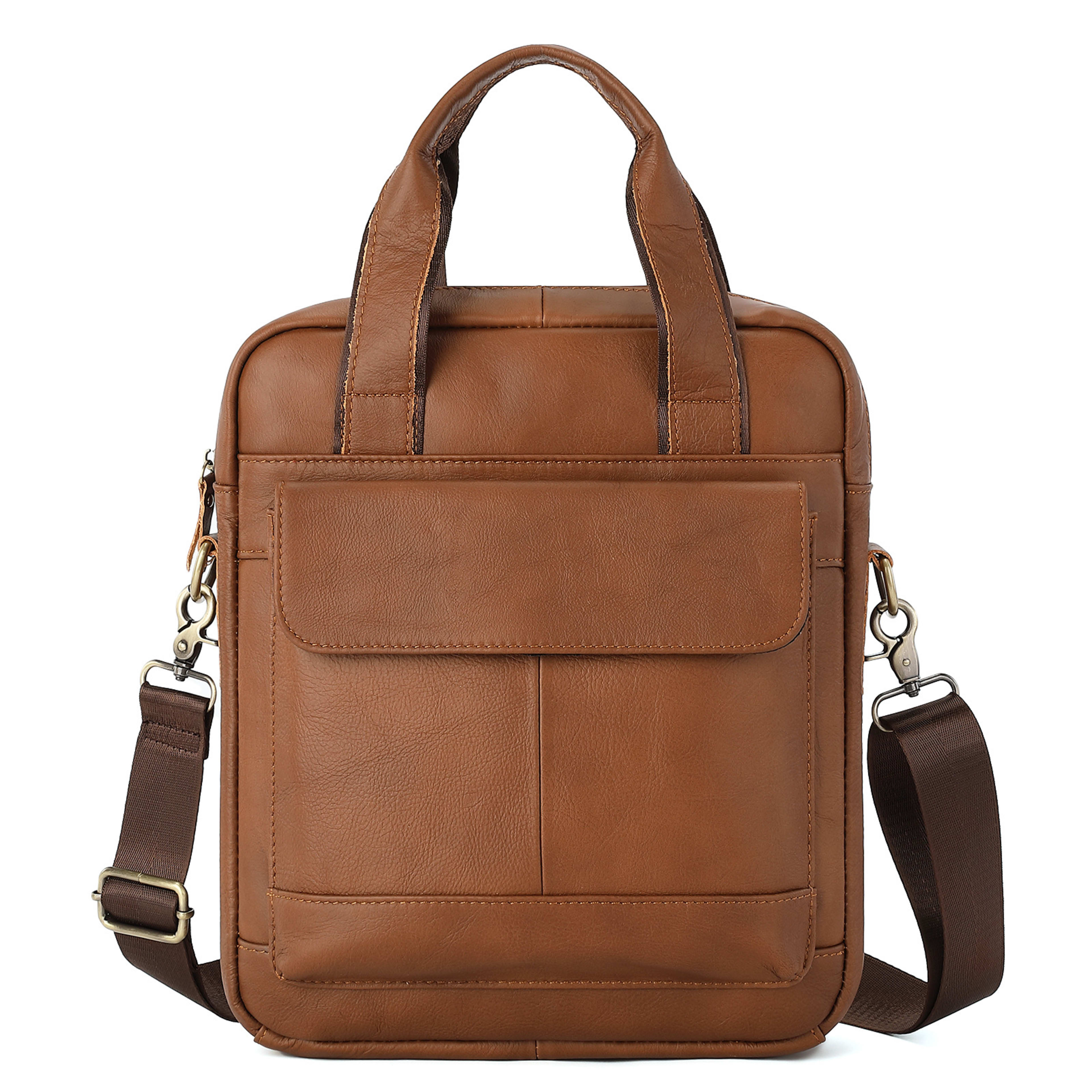 Vertical Briefcase Retro Men's Bag Handbag 5
