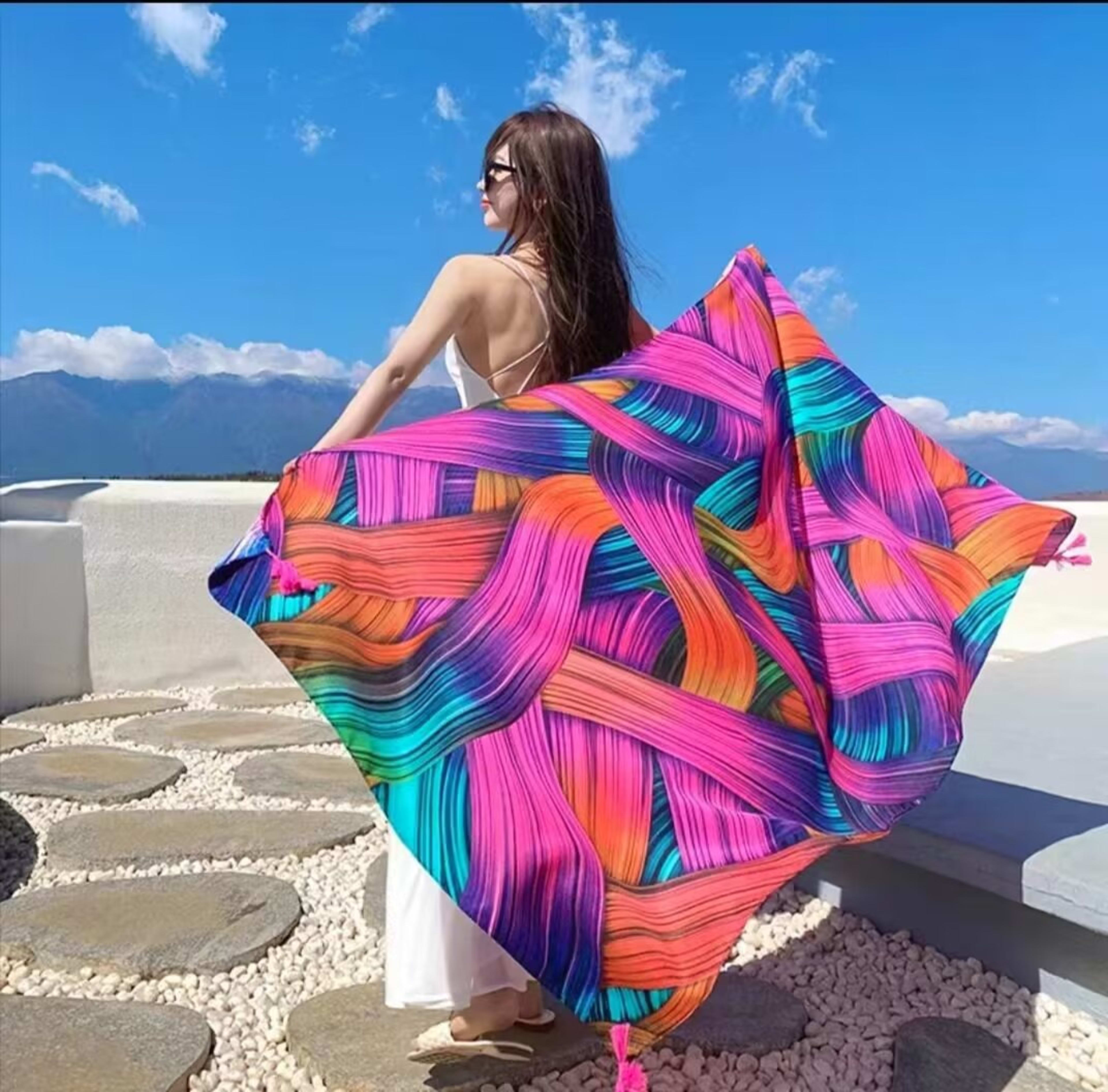 Ethnic-style Dual-use Beach Towel New Arrival 24