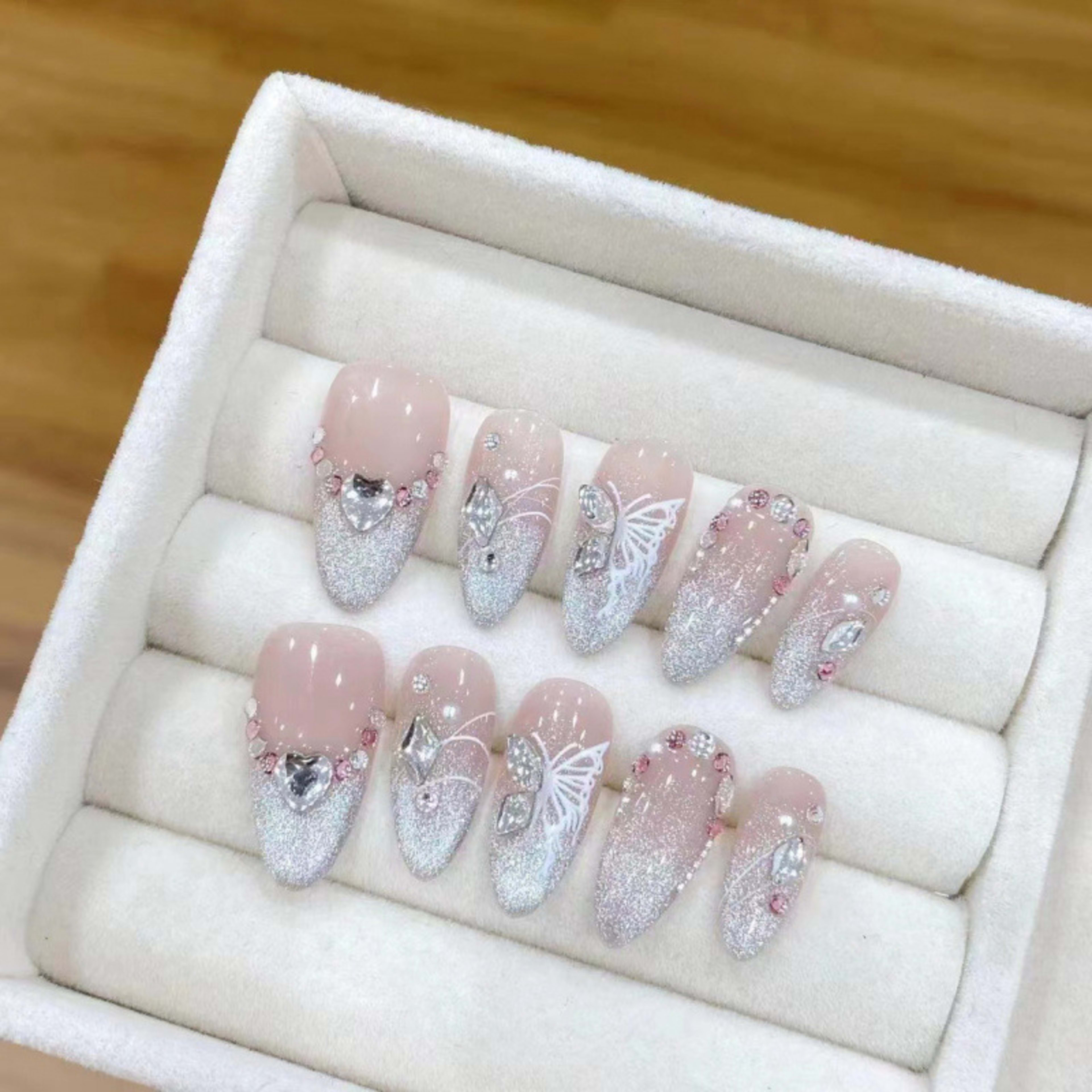 Nail Art Spring Little Flowers Summer Vibe Wearable Fake Nails 6