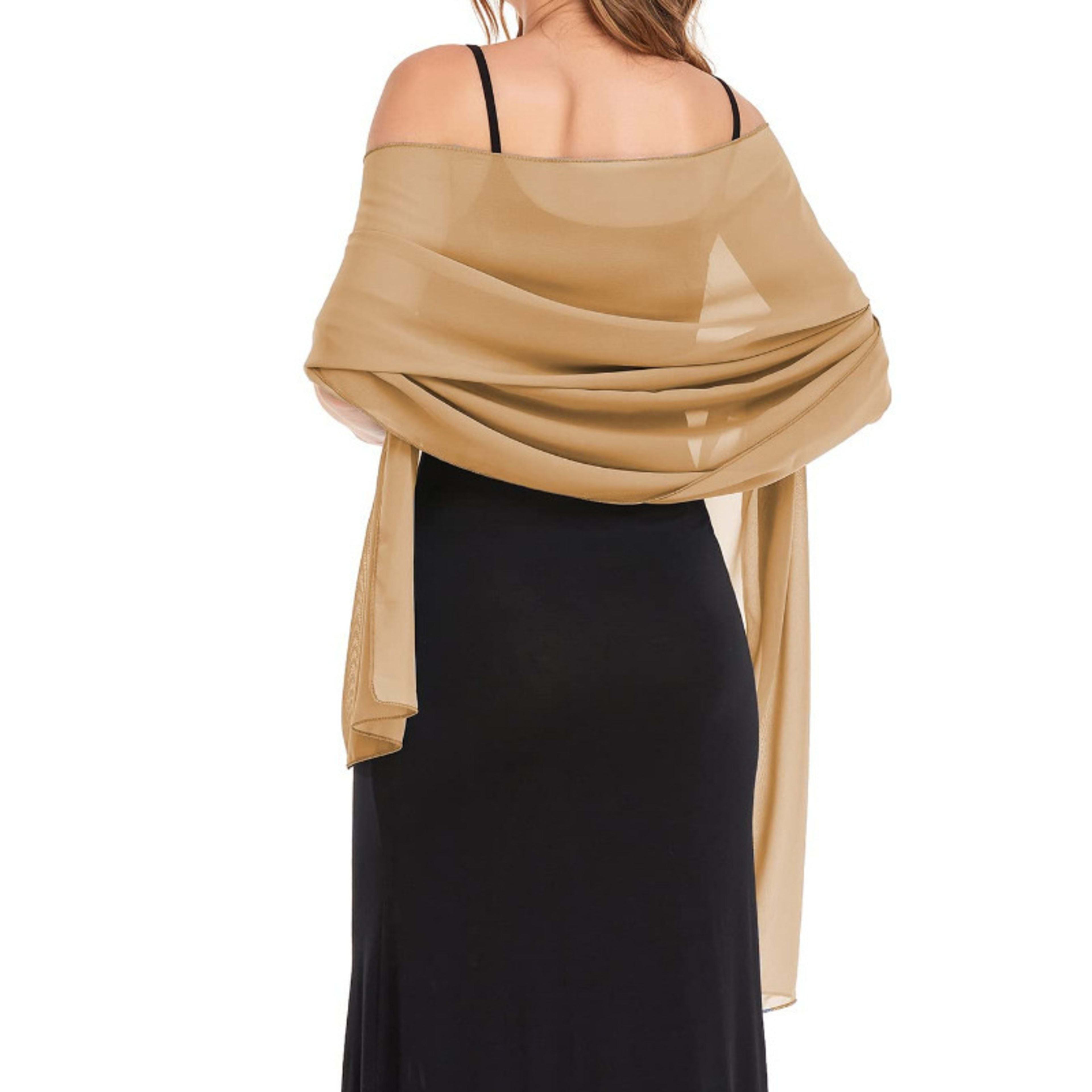 Chiffon Scarf - Lightweight Evening Gown Accessory Wedding Shawl for Women 21