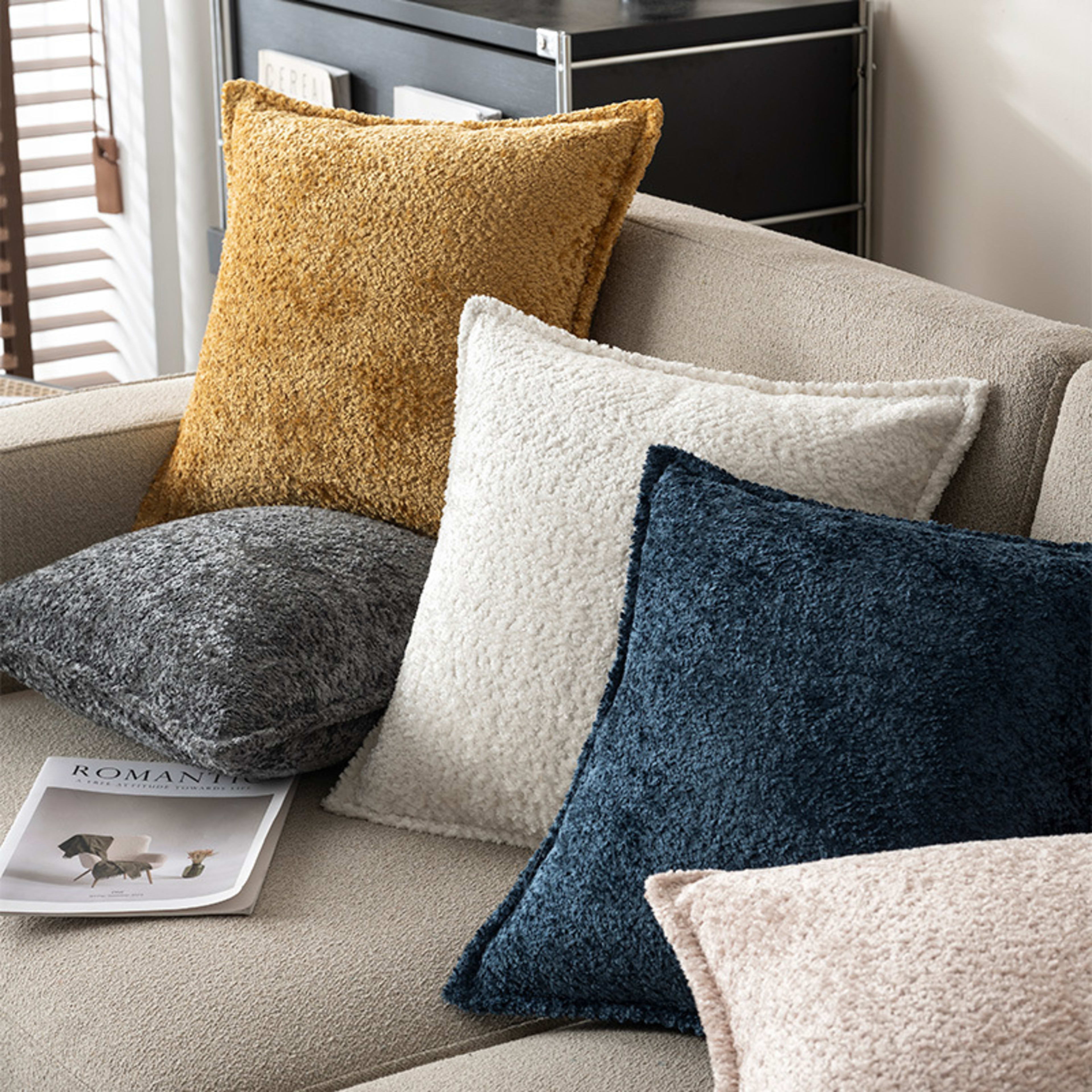Modern Minimalist Chenille Pillow Cover 8