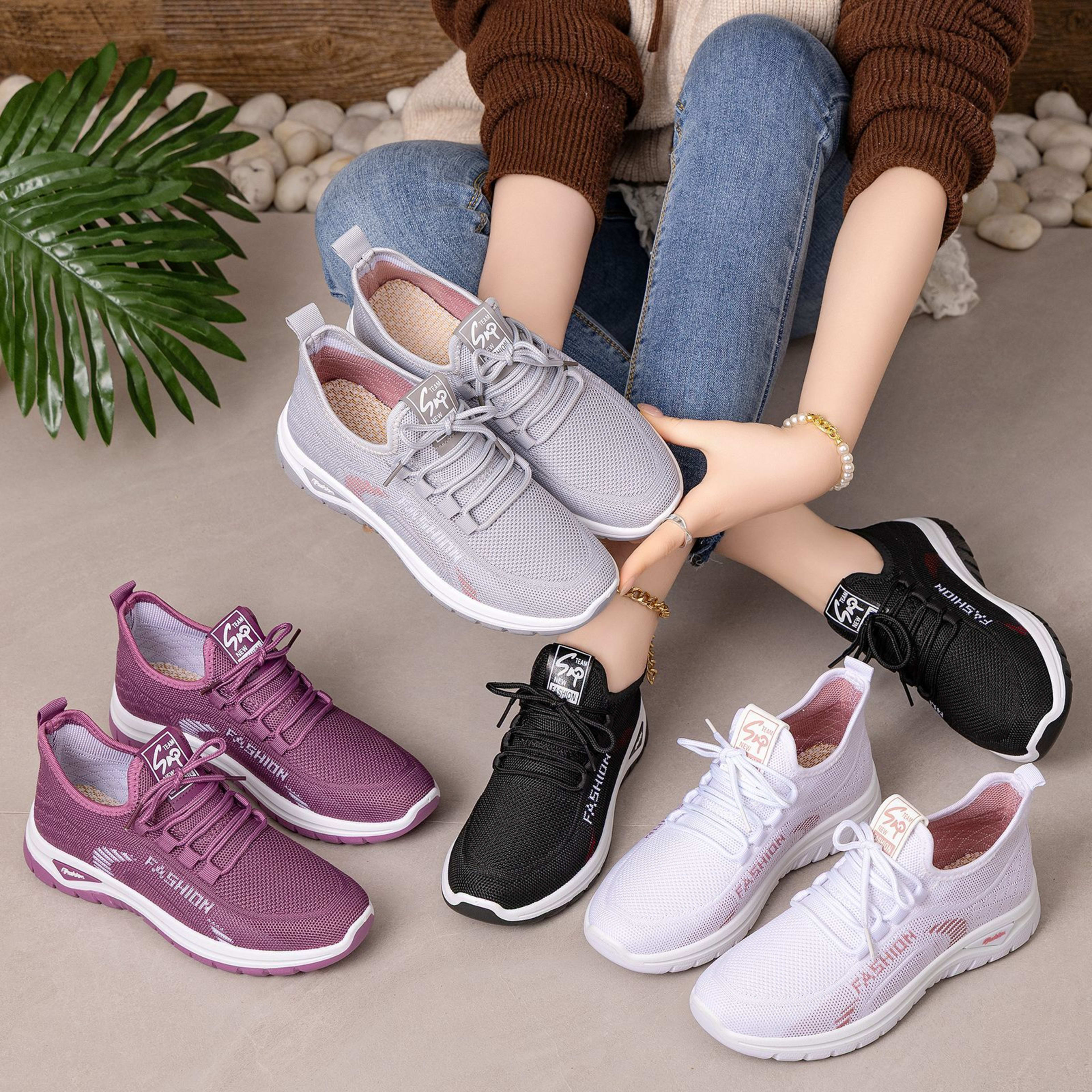 Lightweight Soft Soled Comfortable Non Slip Casual Athletic Shoes 4