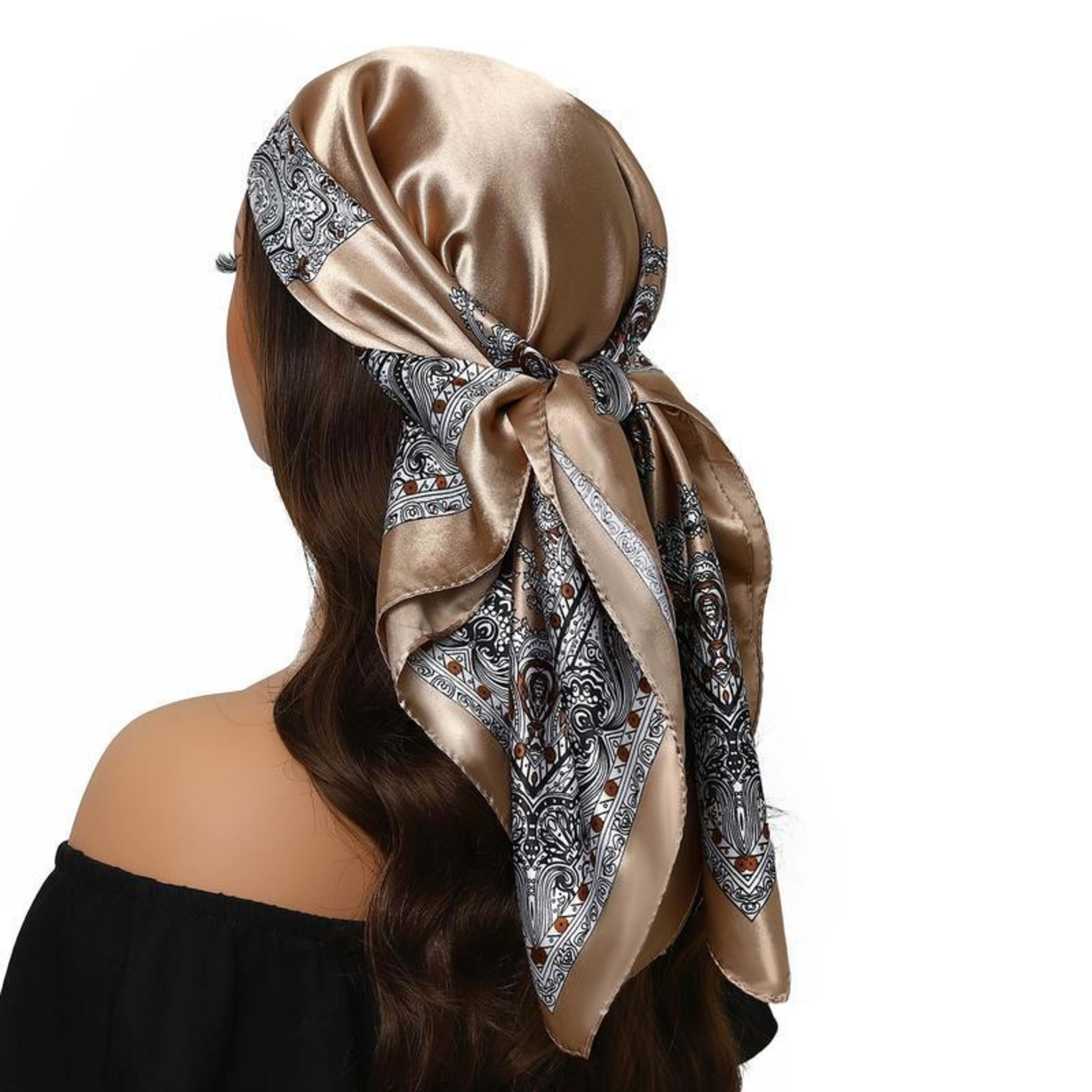 Women's Creative Printed All-Match Shawl Headscarf 37