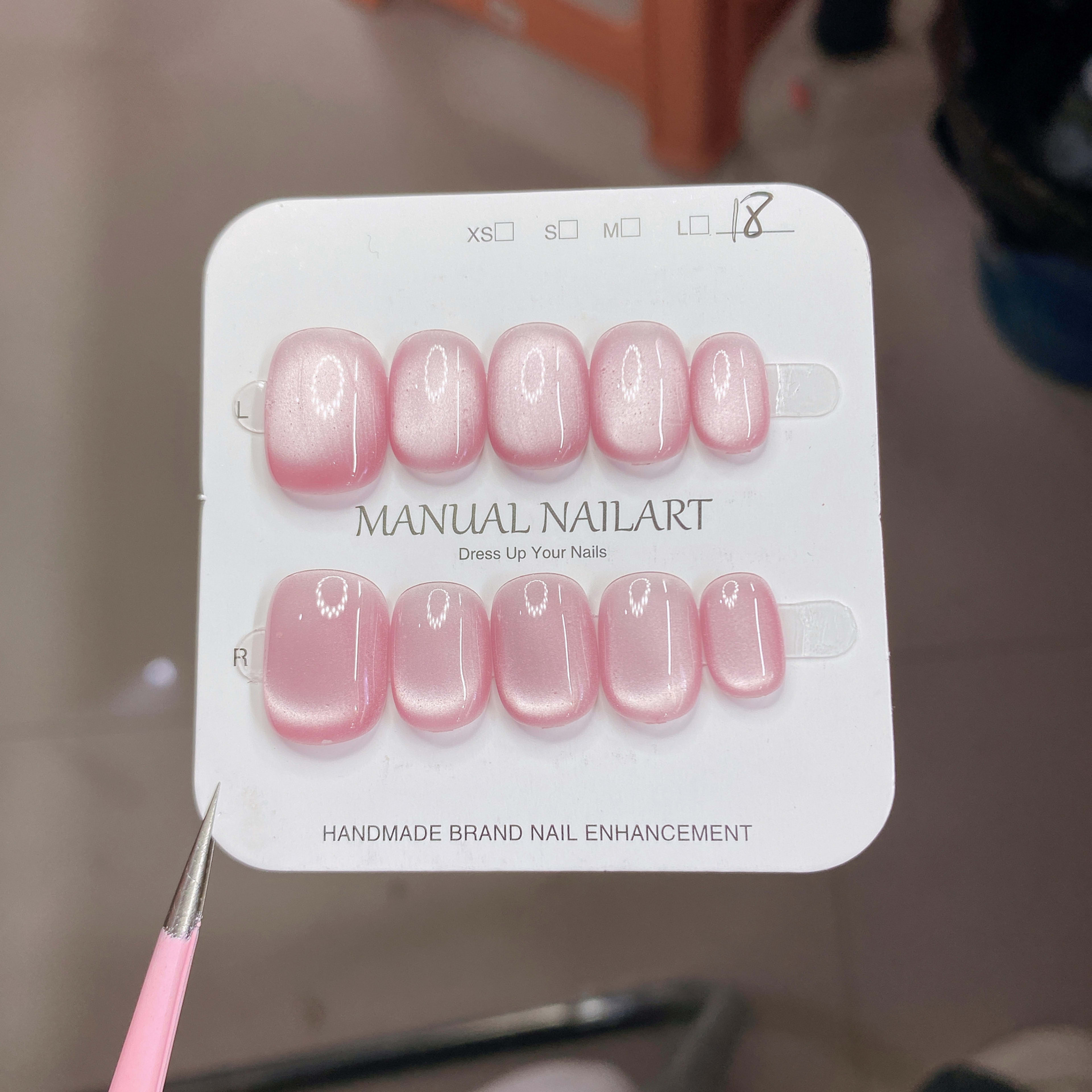 Hand-applied Gel Nail Art Tips For UVLED Curing 24