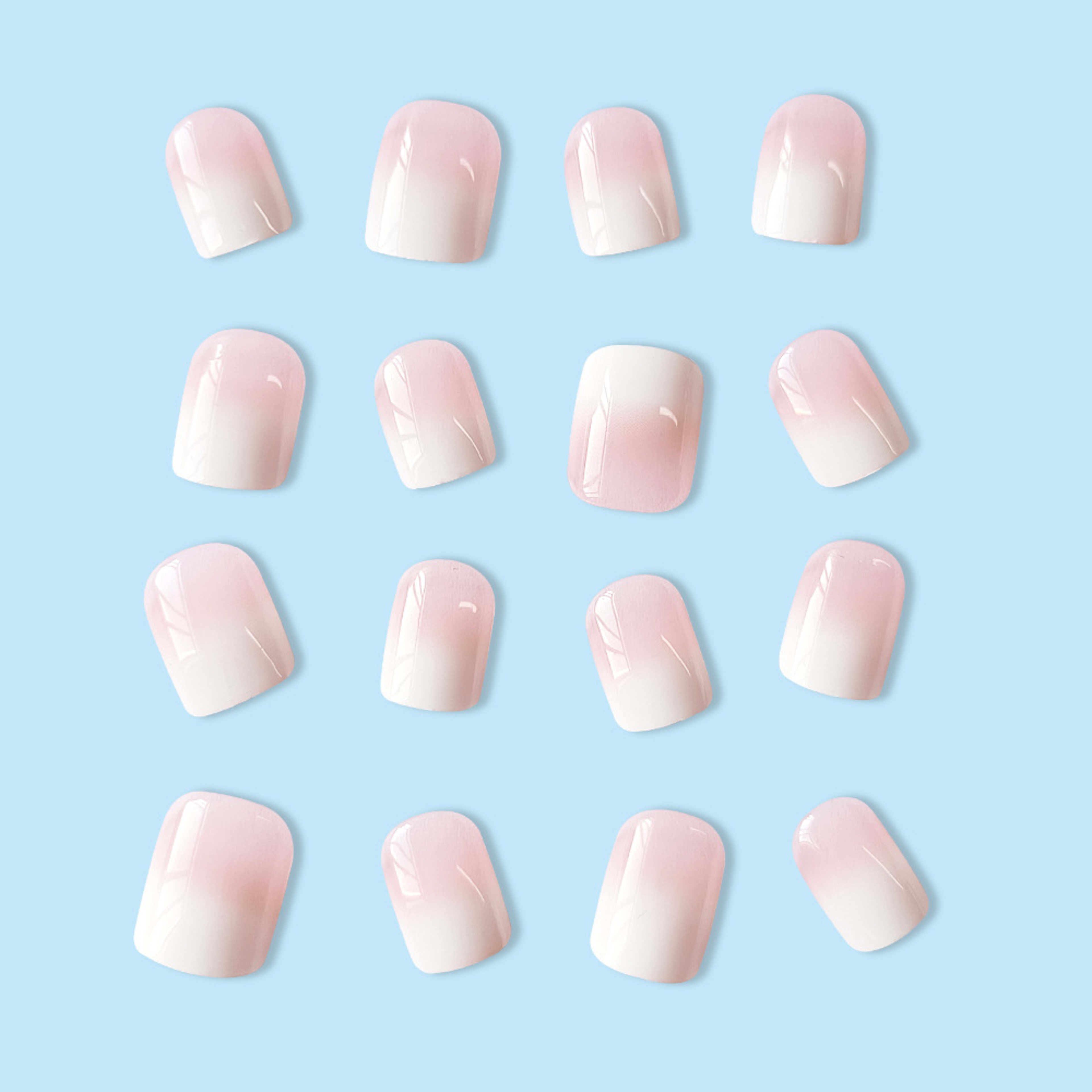 Pure And Alluring Gradient Ready-to-wear Nail Tips 3