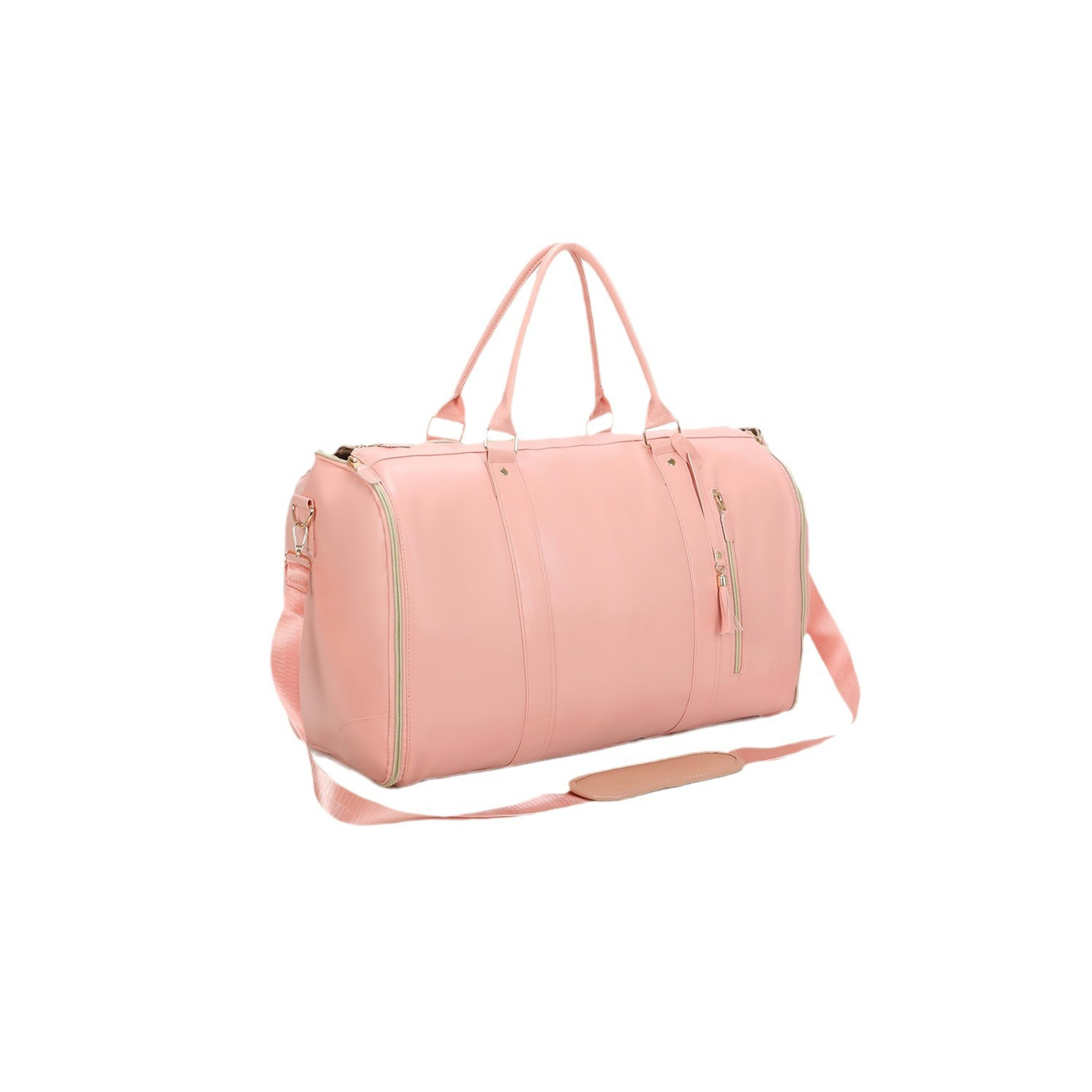 Travel Bag Clothing Storage BagPU Travel Gym Bag Foldable 4