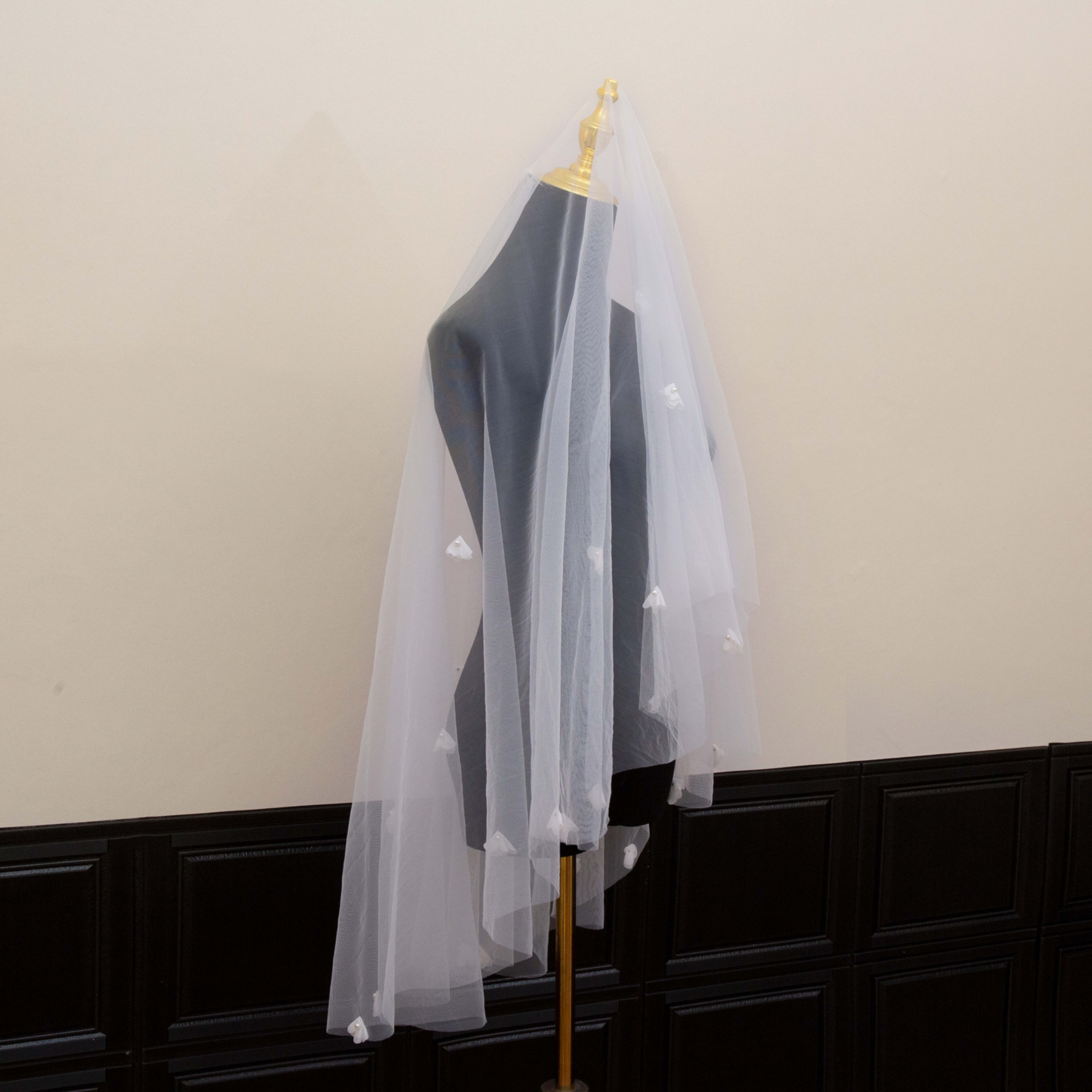 European And American Bride Wedding Veil 5