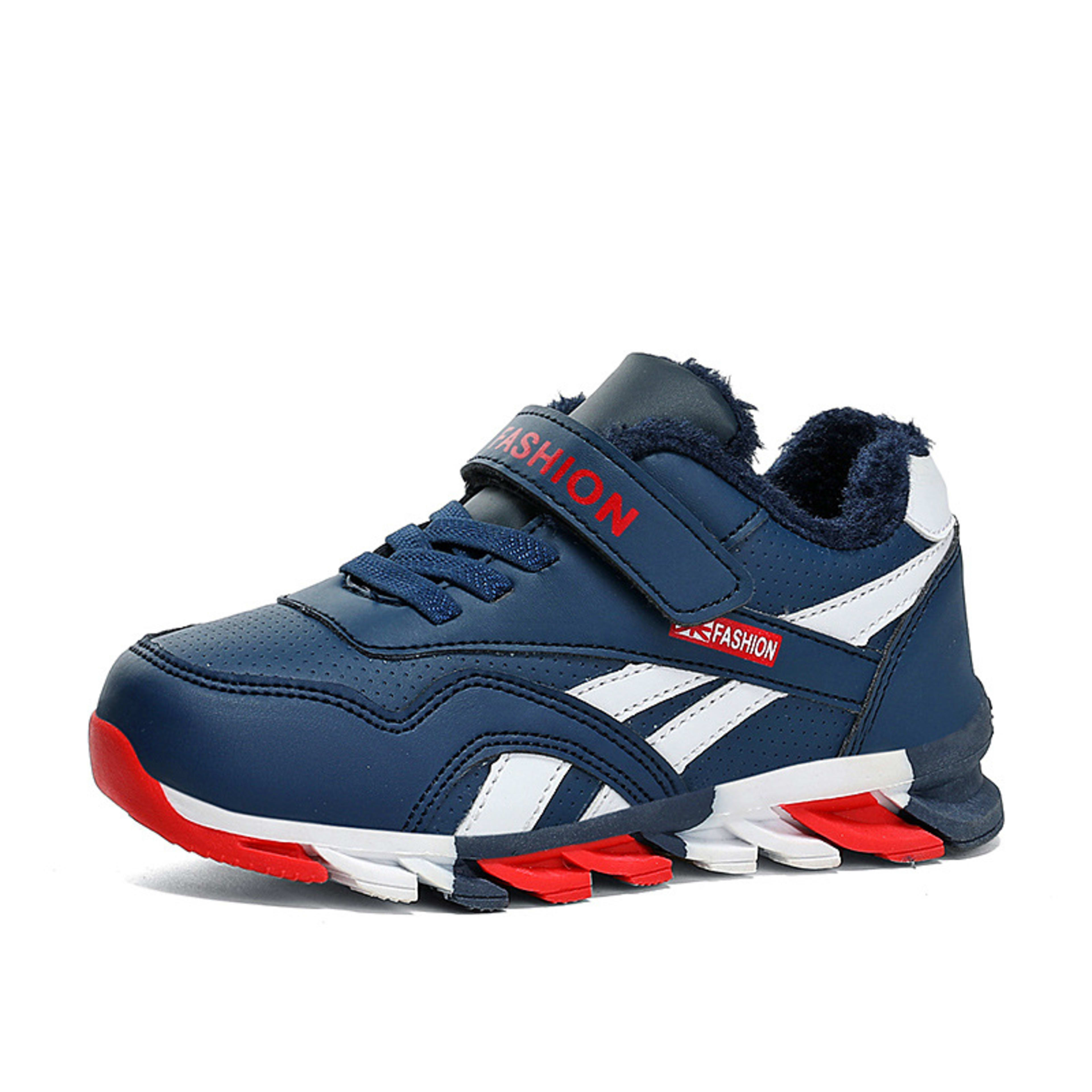 Children's Men's Cotton Magic Sports Large Stickers Running Shoes 16