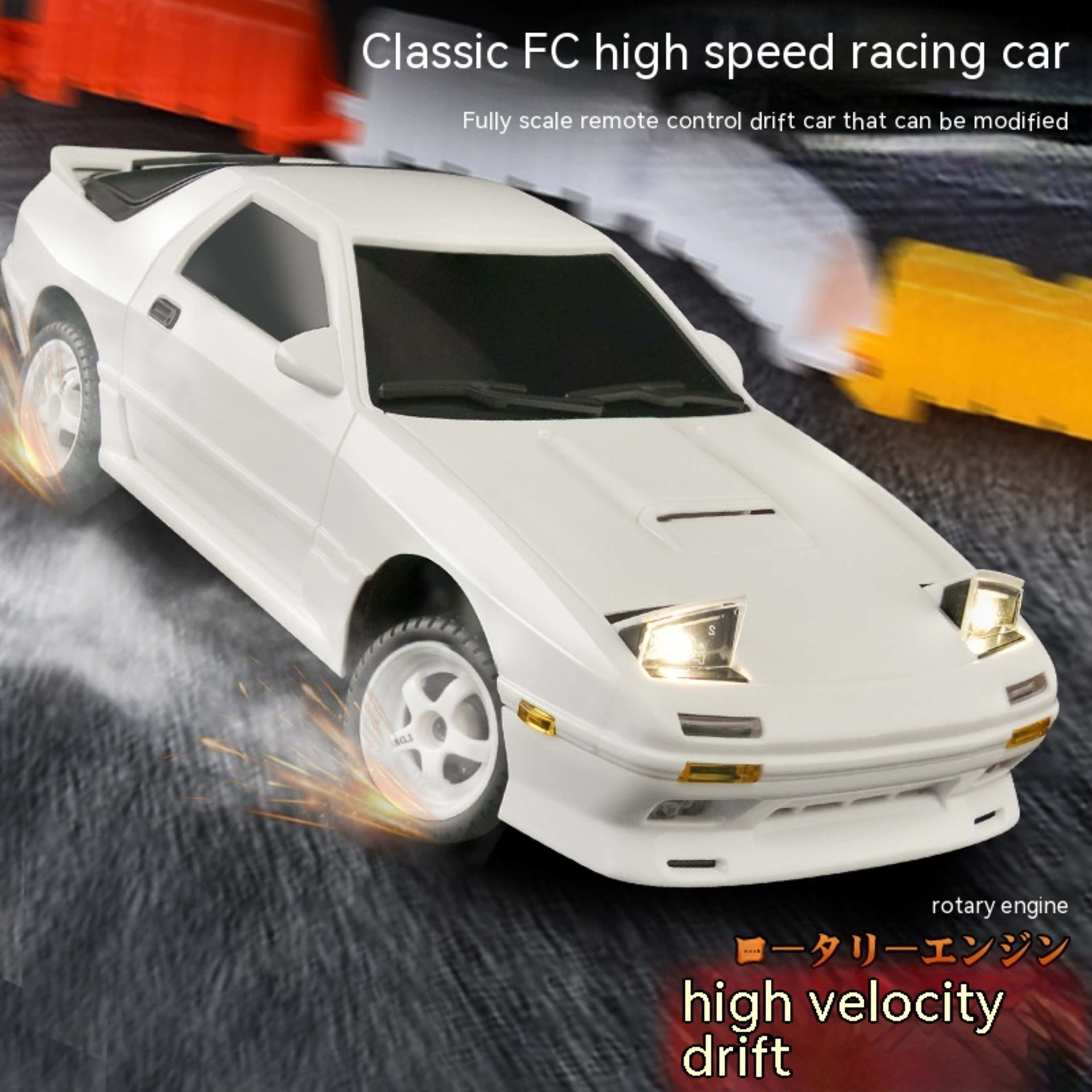 118 24g Mazda FC Drift Remote Control Car 4