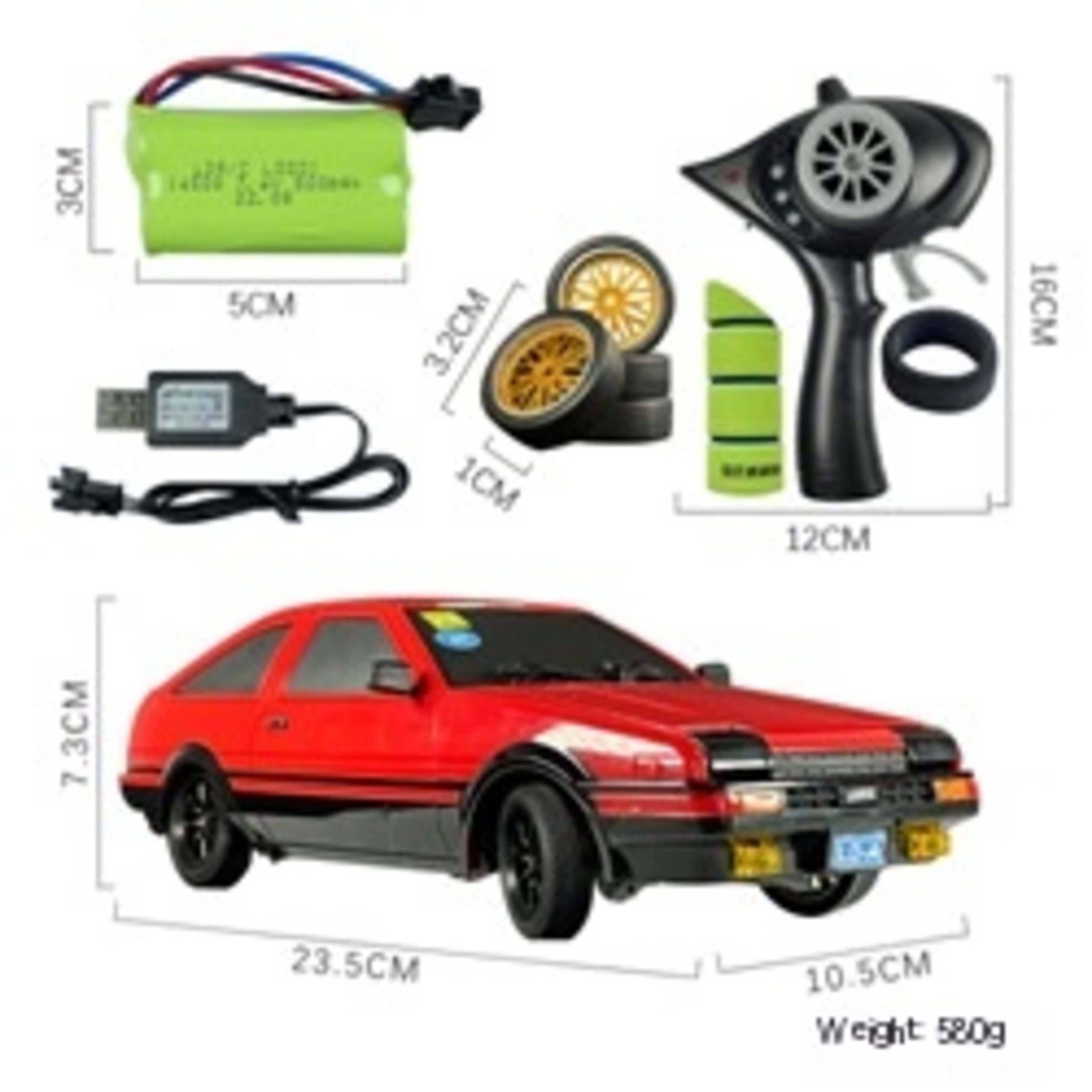 118 24g Mazda FC Drift Remote Control Car 1