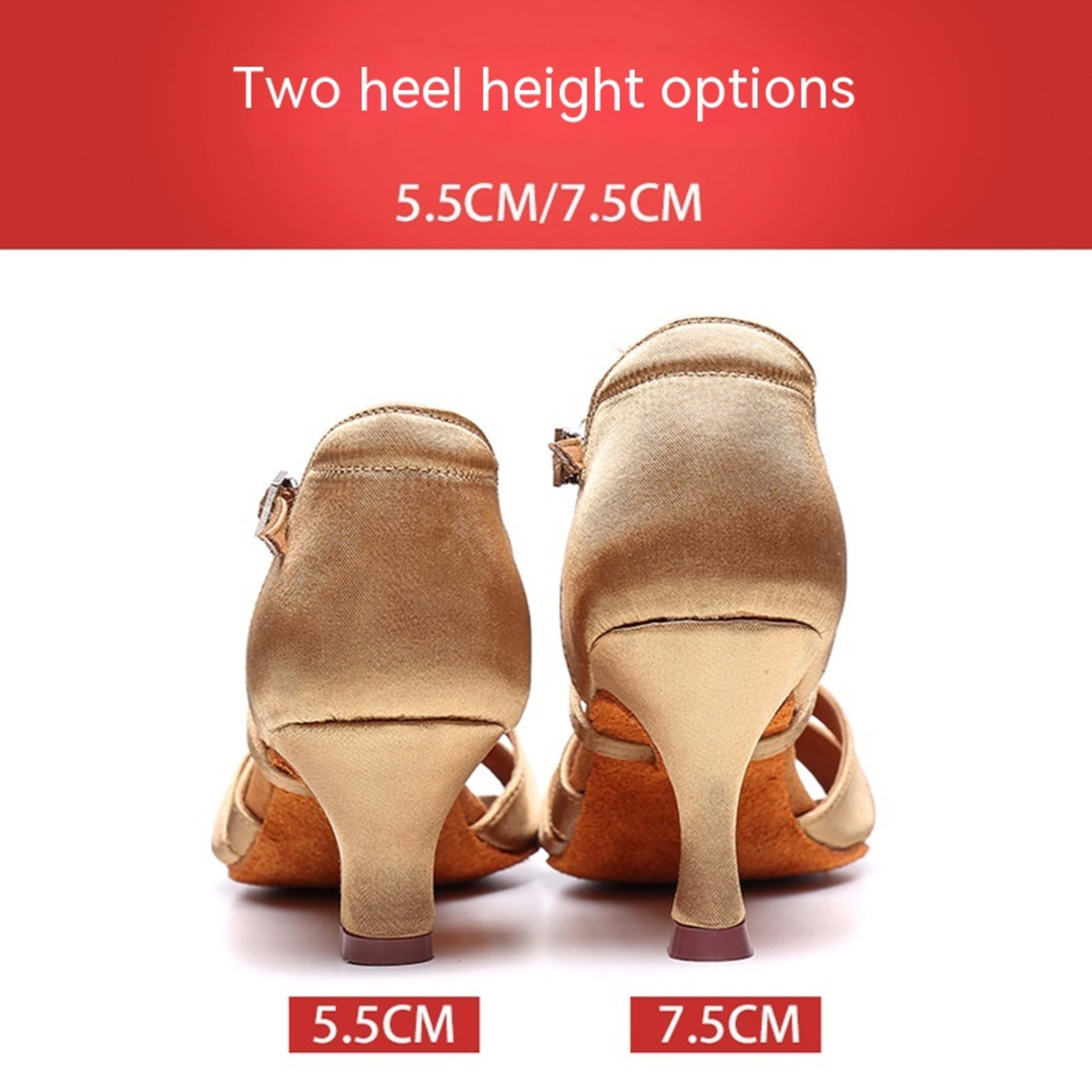 Latin Dance High Heel Dancing Shoes Soft Bottom 3