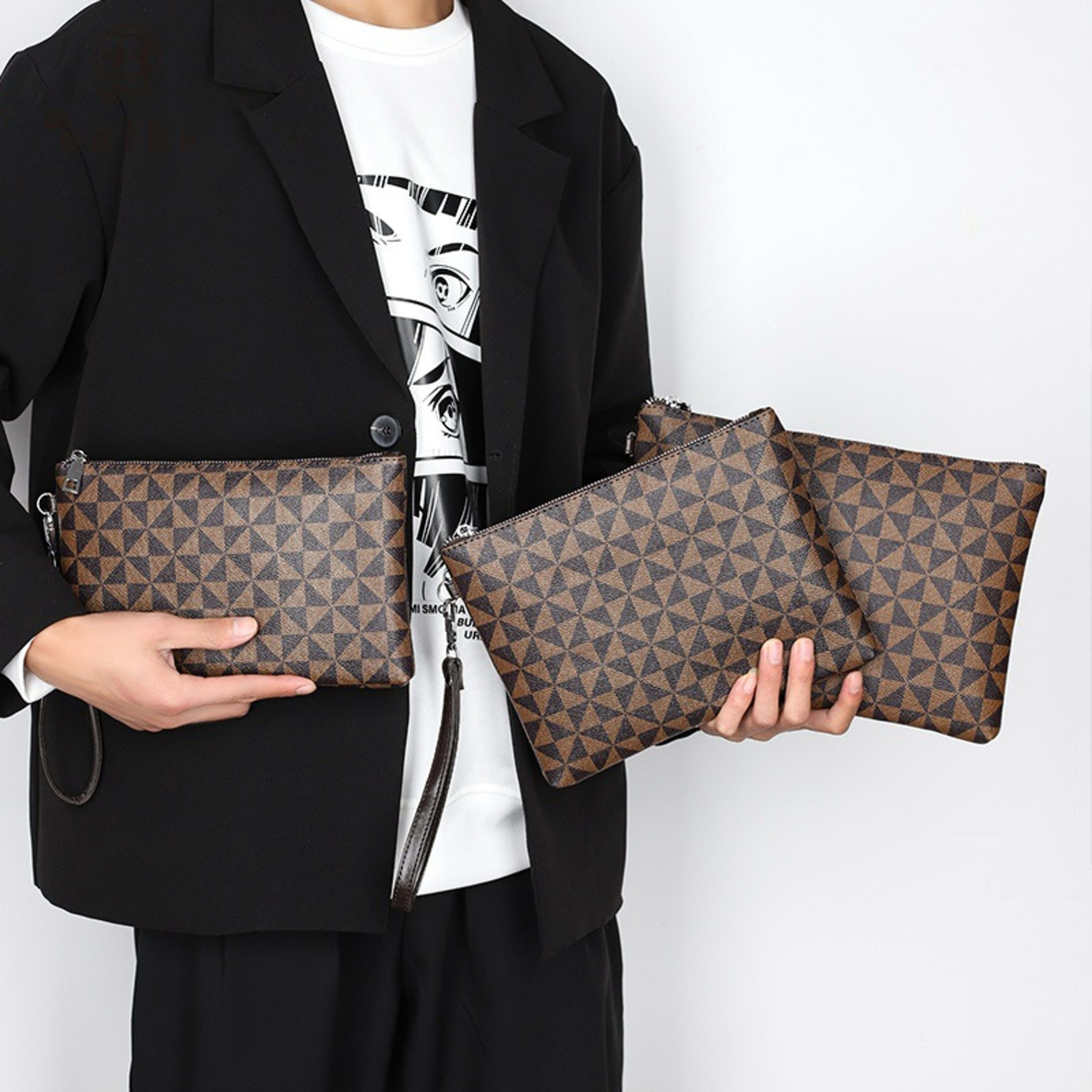 Men's Handbag Wear-resistant Coating Long Wallet 4