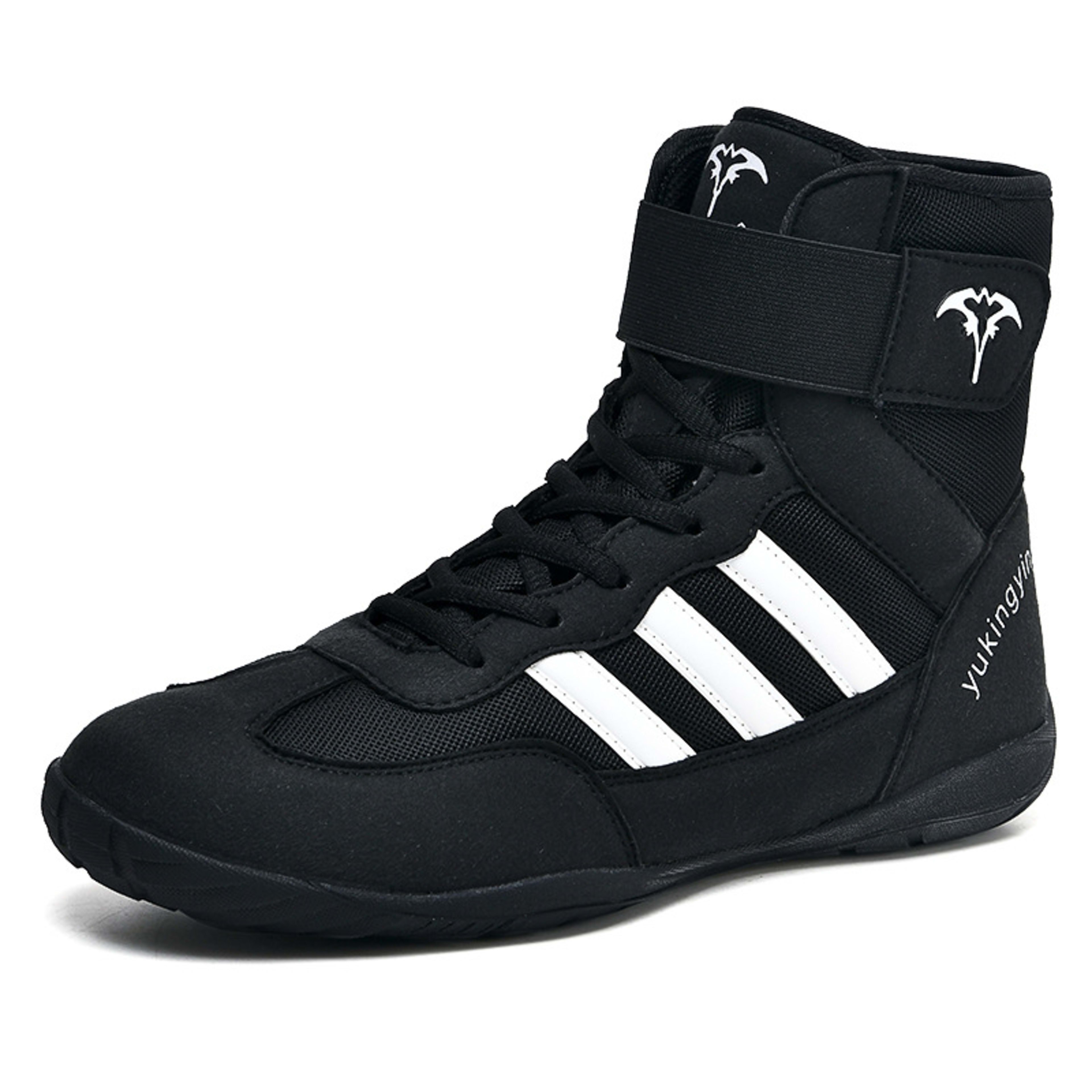 Mixed Combat Training Wrestling Soft Sole High Top Fitness Lifting Shoes 9