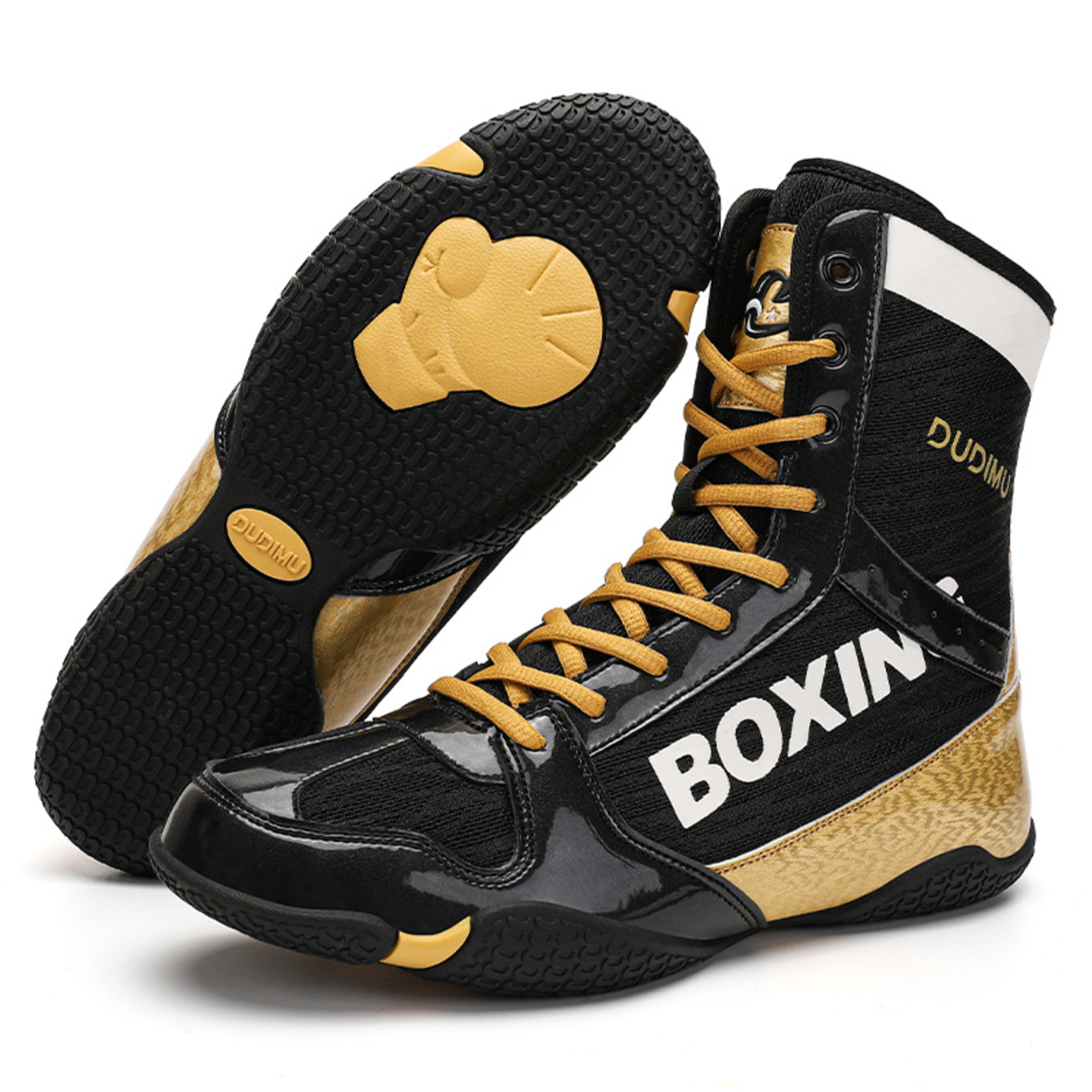 Mixed Combat Training Wrestling Soft Sole High Top Fitness Lifting Shoes 6