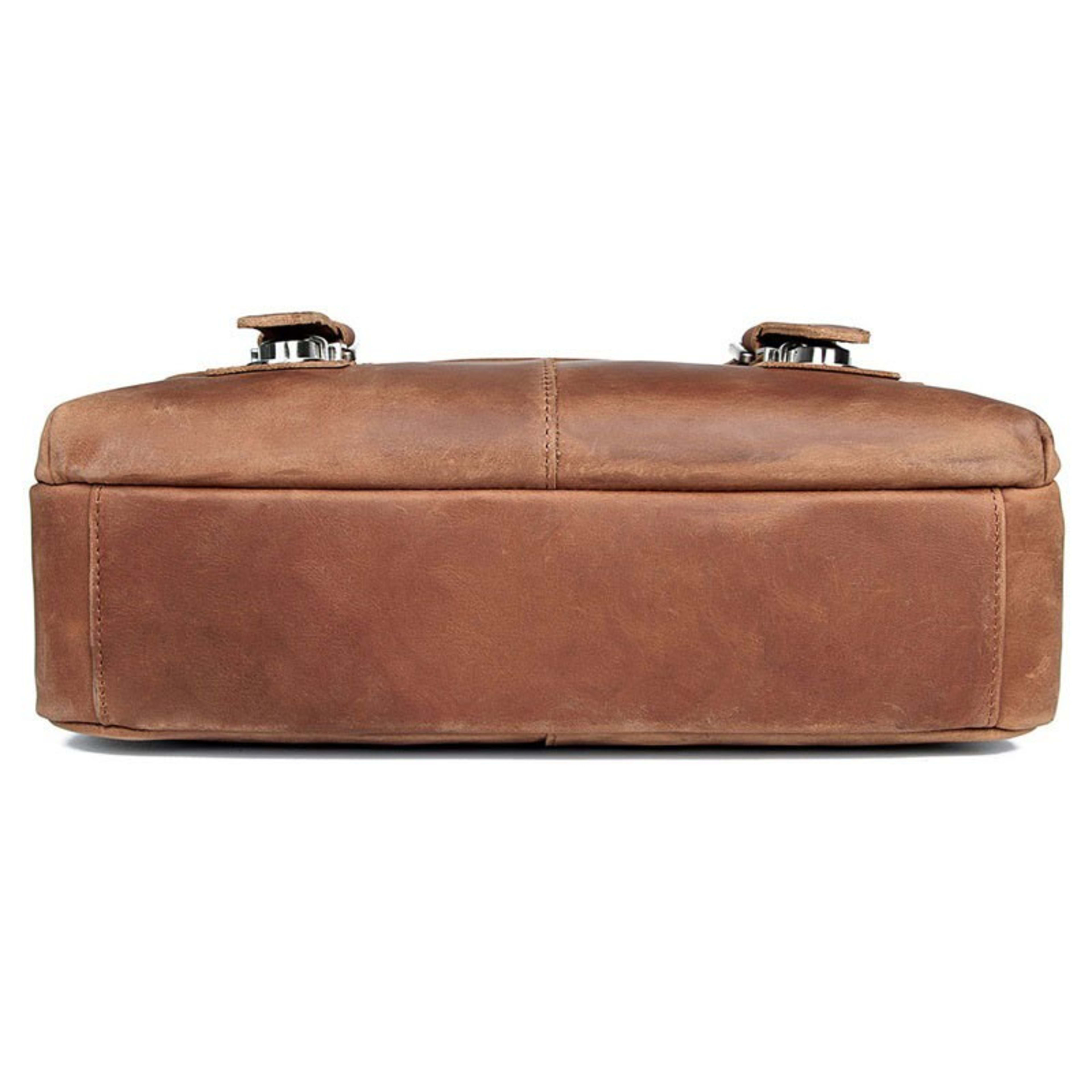 Vintage Leather Crossbody Bag For Men 2