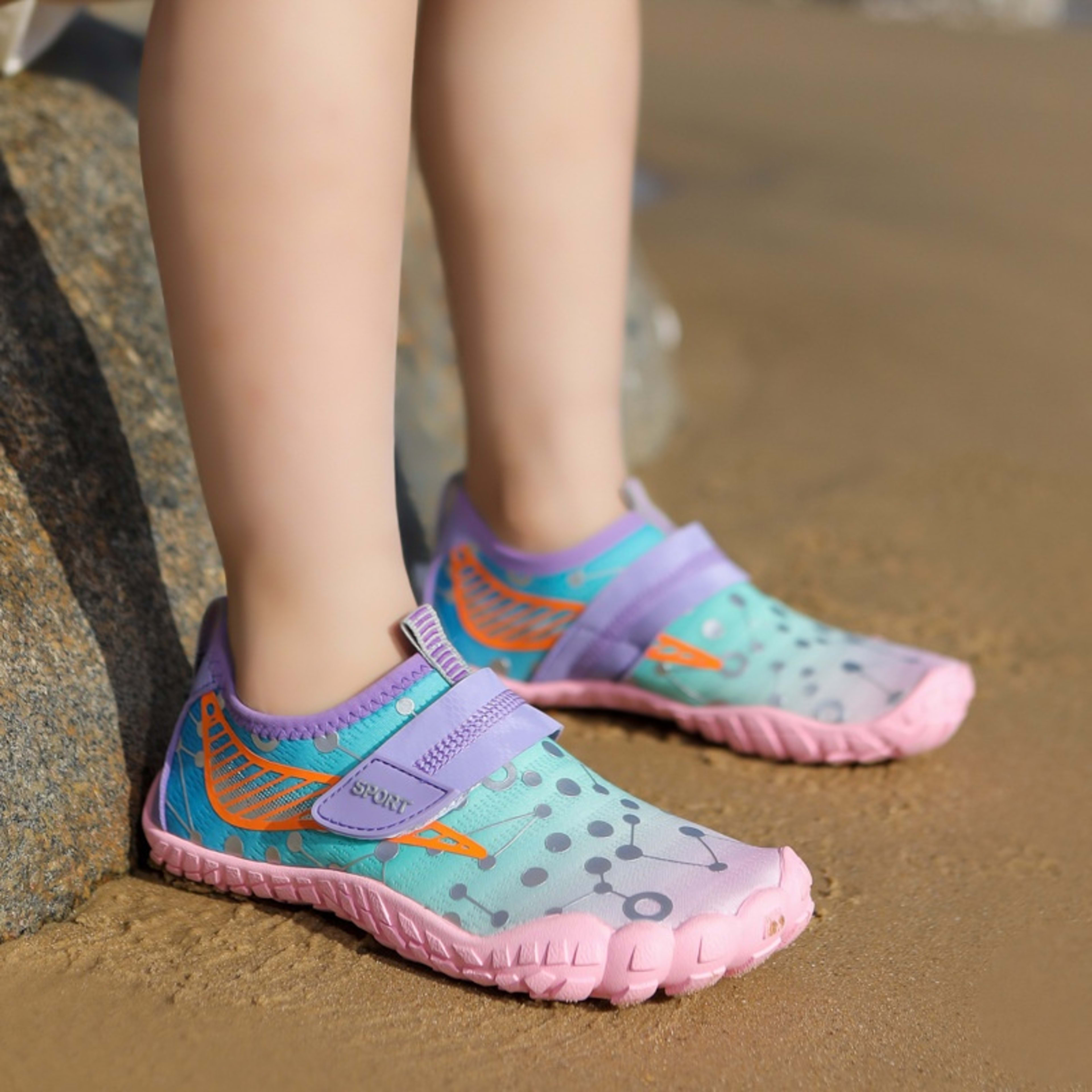 Women's Anti Slip Quick Drying Five Finger Large Size River Tracing Shoes 2