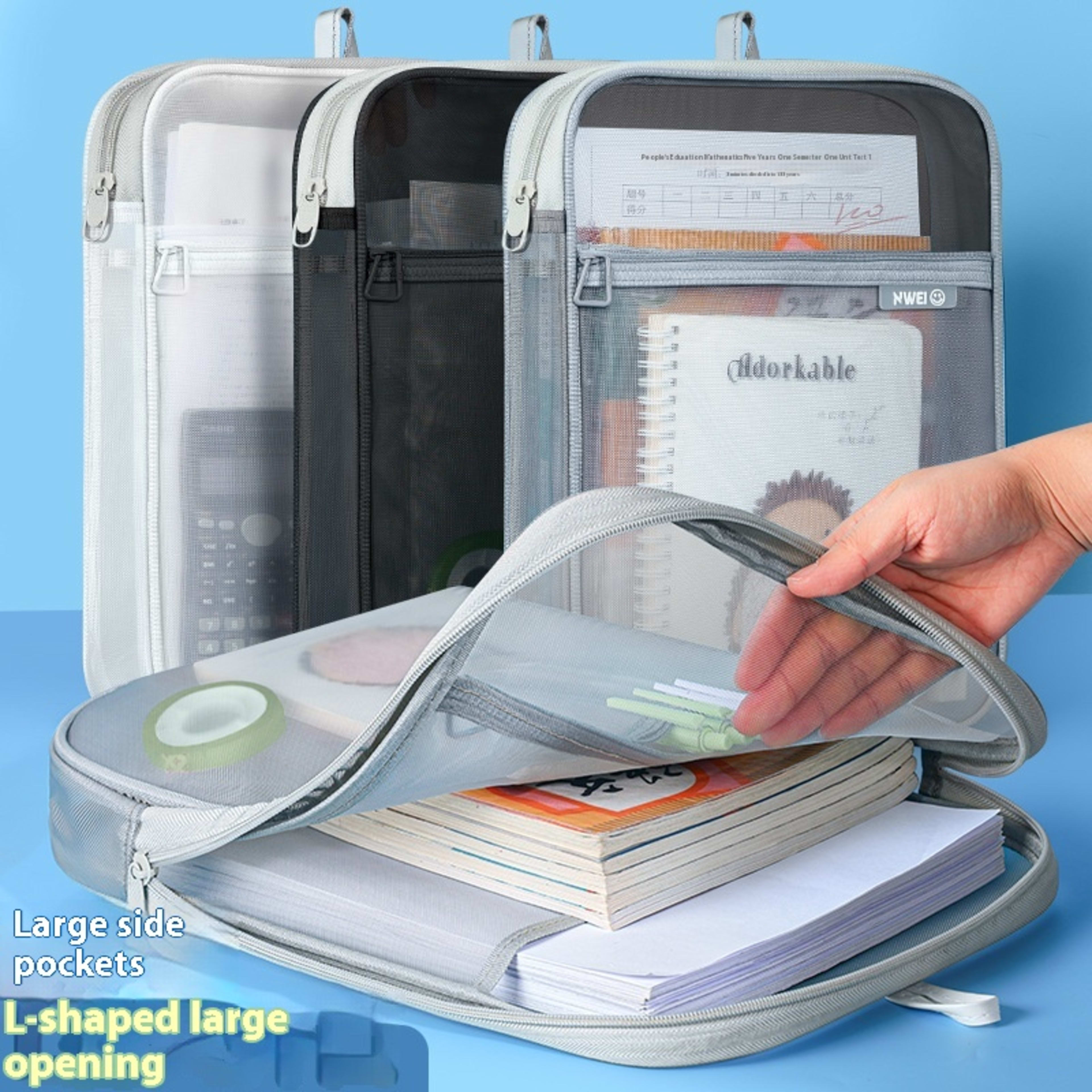 L-type Subject Subject Classification File Transparent Test Paper Storage Bag 7