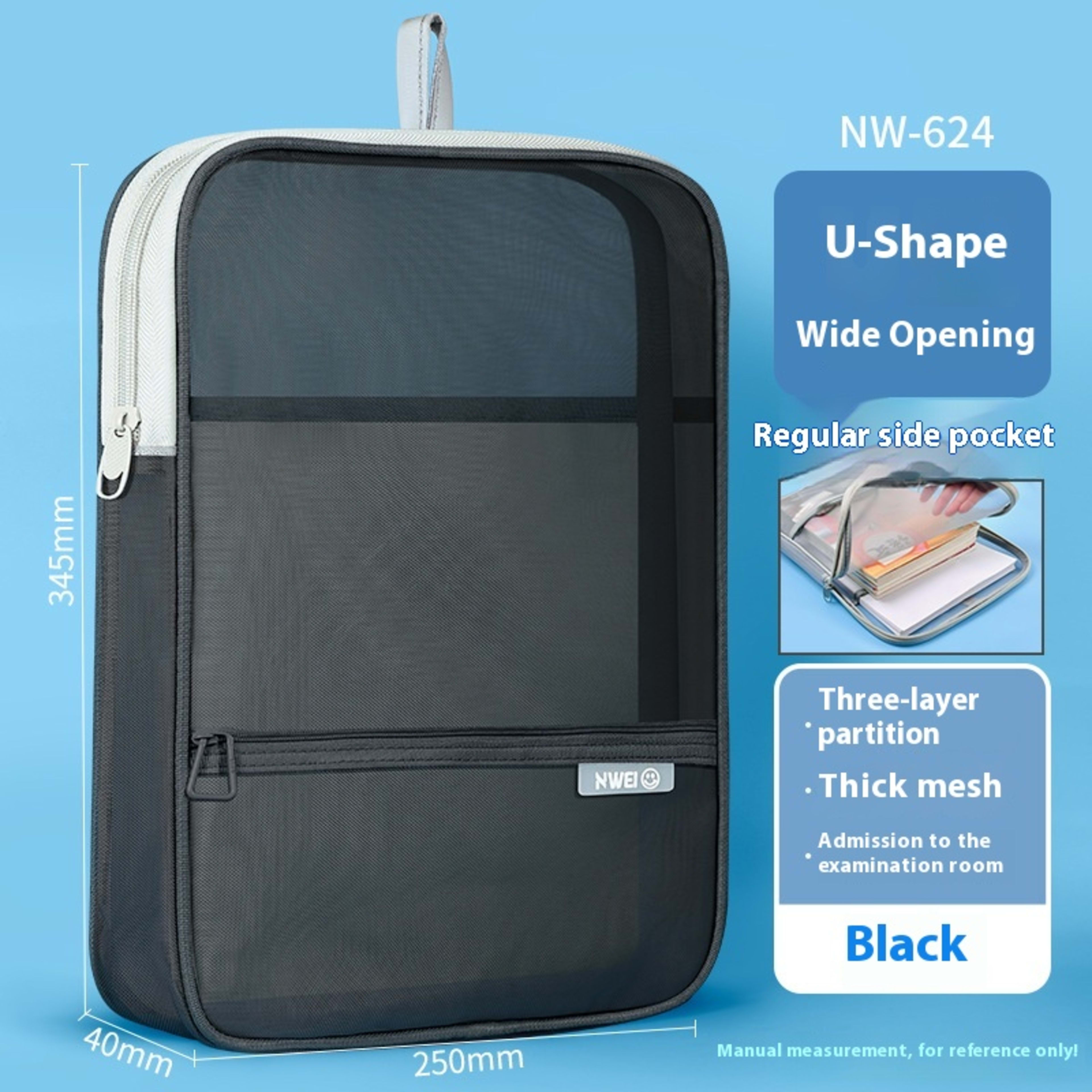 L-type Subject Subject Classification File Transparent Test Paper Storage Bag 5