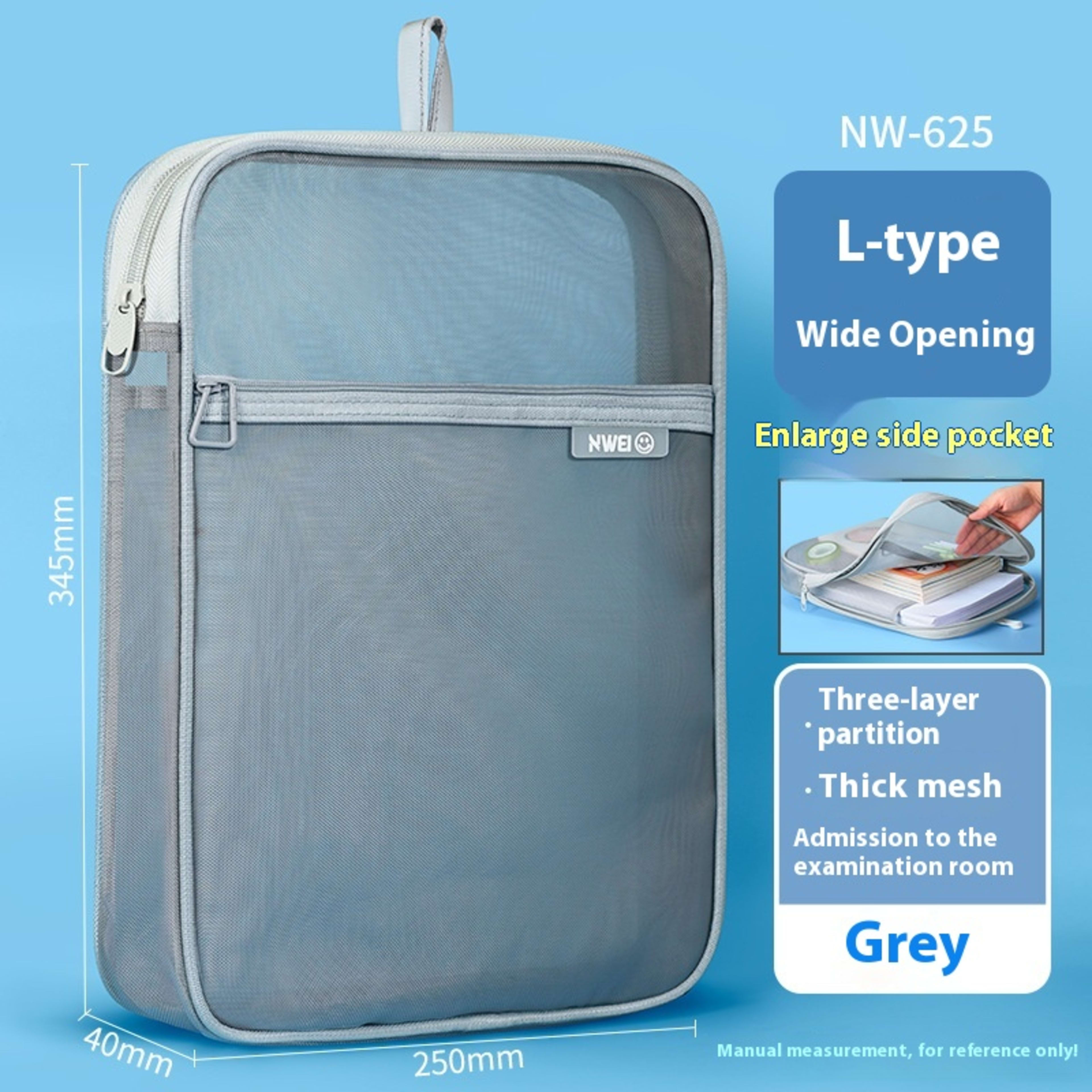 L-type Subject Subject Classification File Transparent Test Paper Storage Bag 2