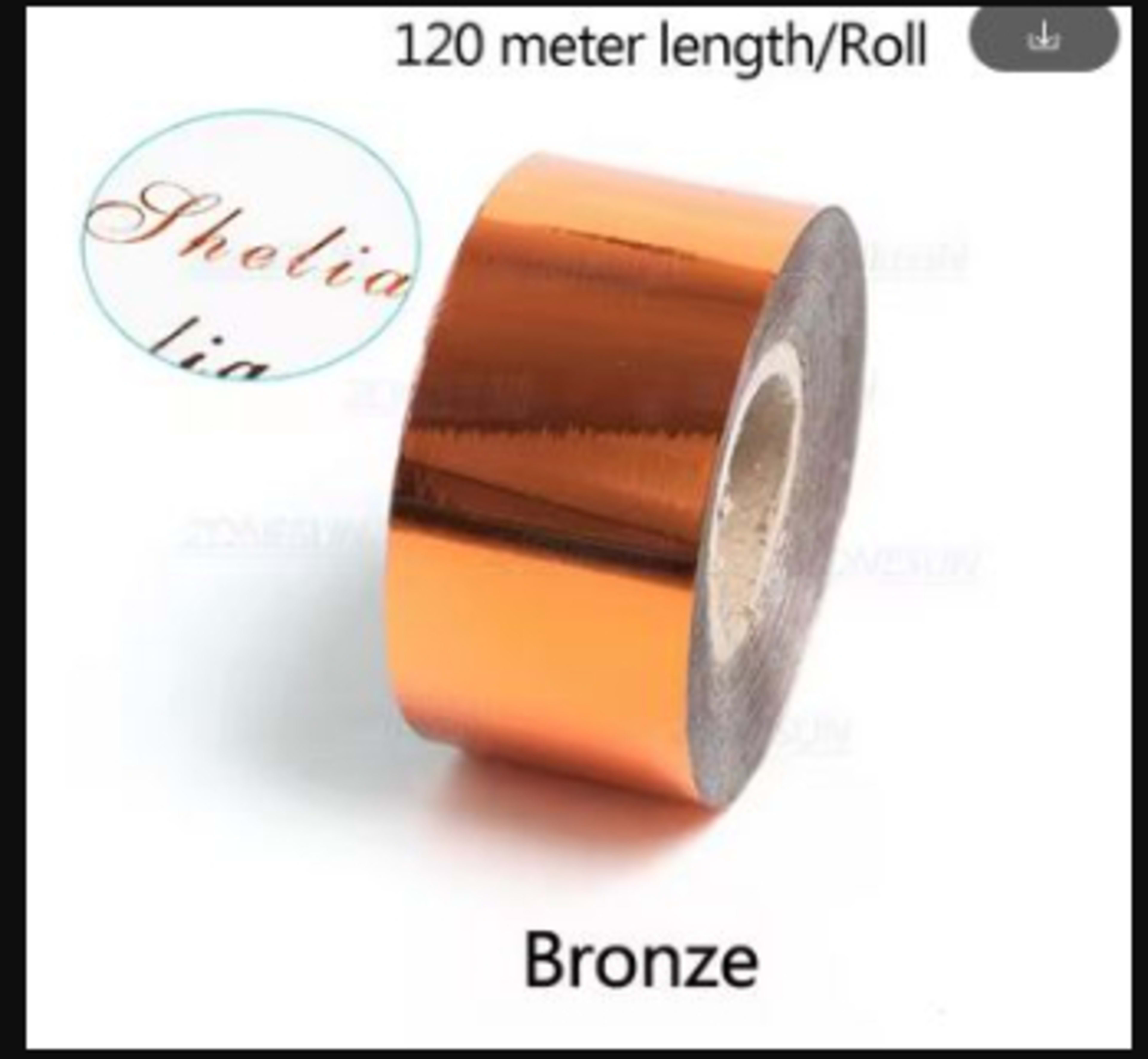 Electrochemical Aluminum Leather Plastic Hot Gold Foil Branding Multi-color Optional Cutting On Demand 3