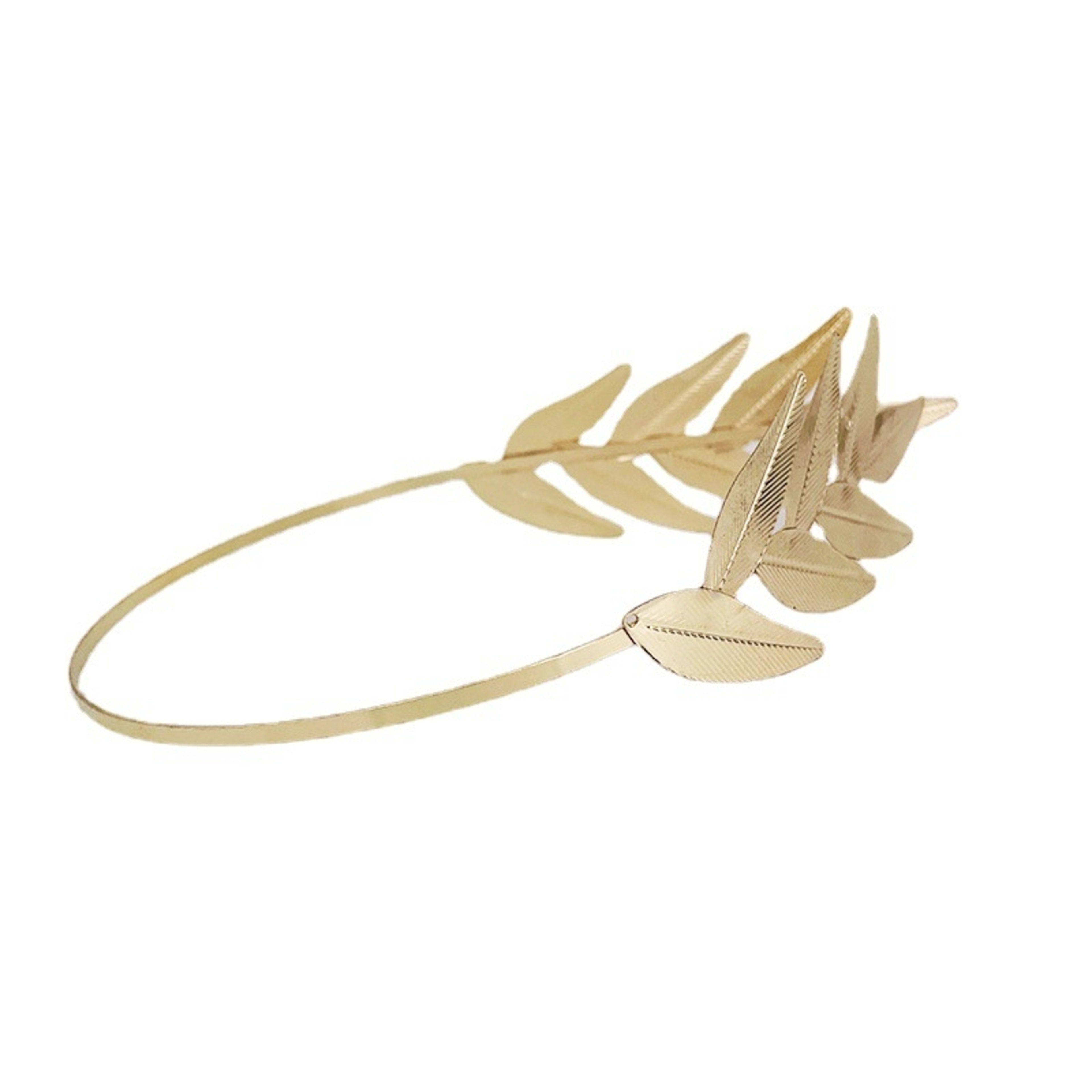 Bride Leaves Headband Forest Metal 3