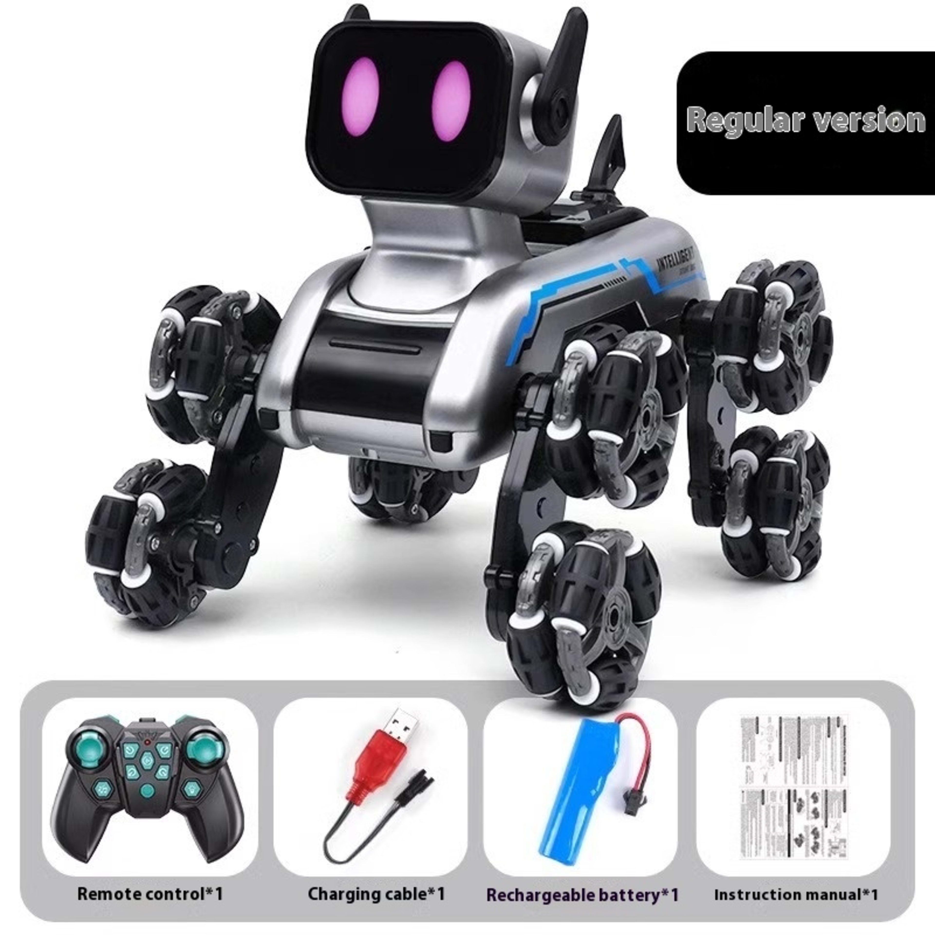 Intelligent Mechanical Dog Changeable Remote Control Singing Toy 2