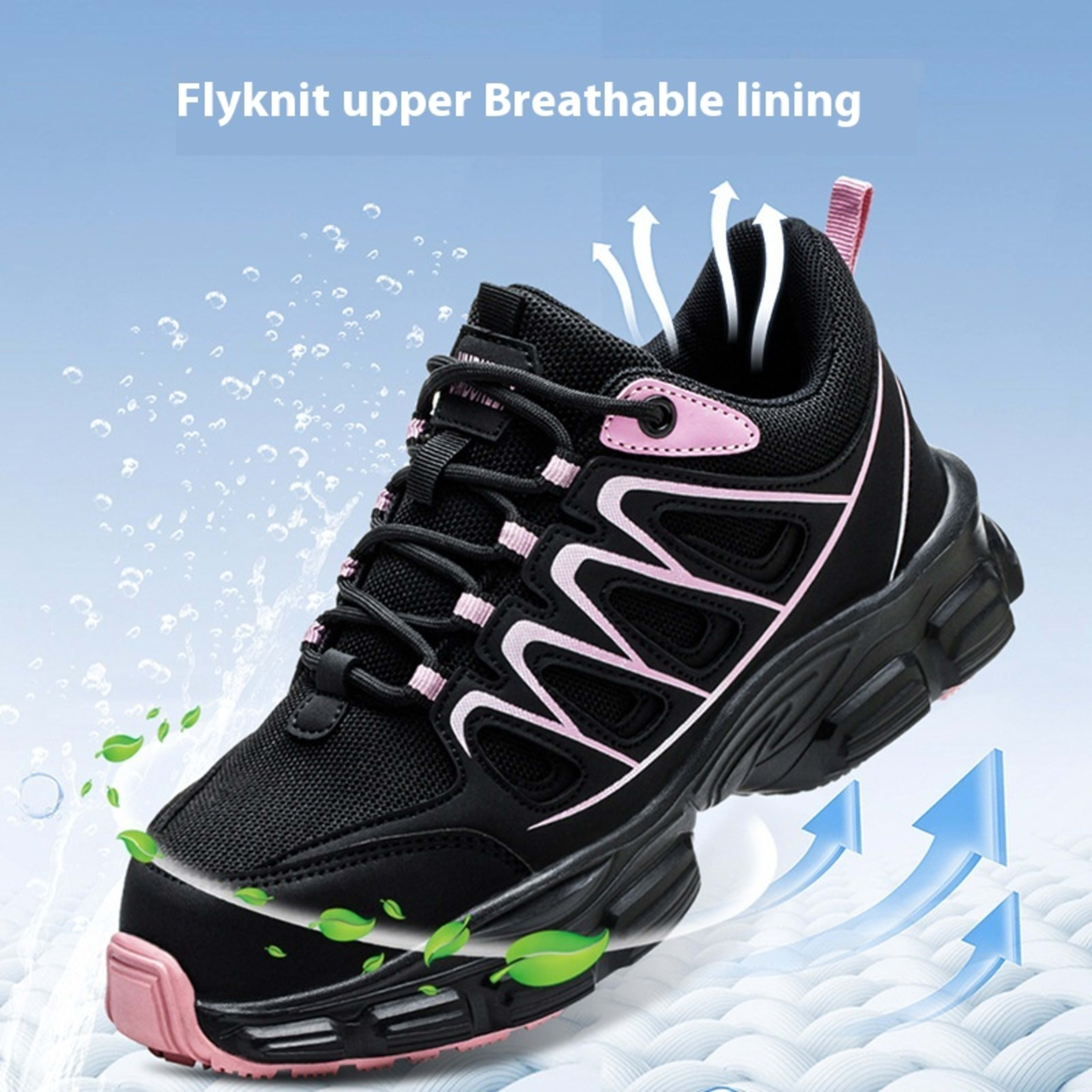 Shoes Anti-smashing And Anti-penetration Steel Toe Cap Work Shoes Safety Protection Women's Labor Protection Shoes Light 2