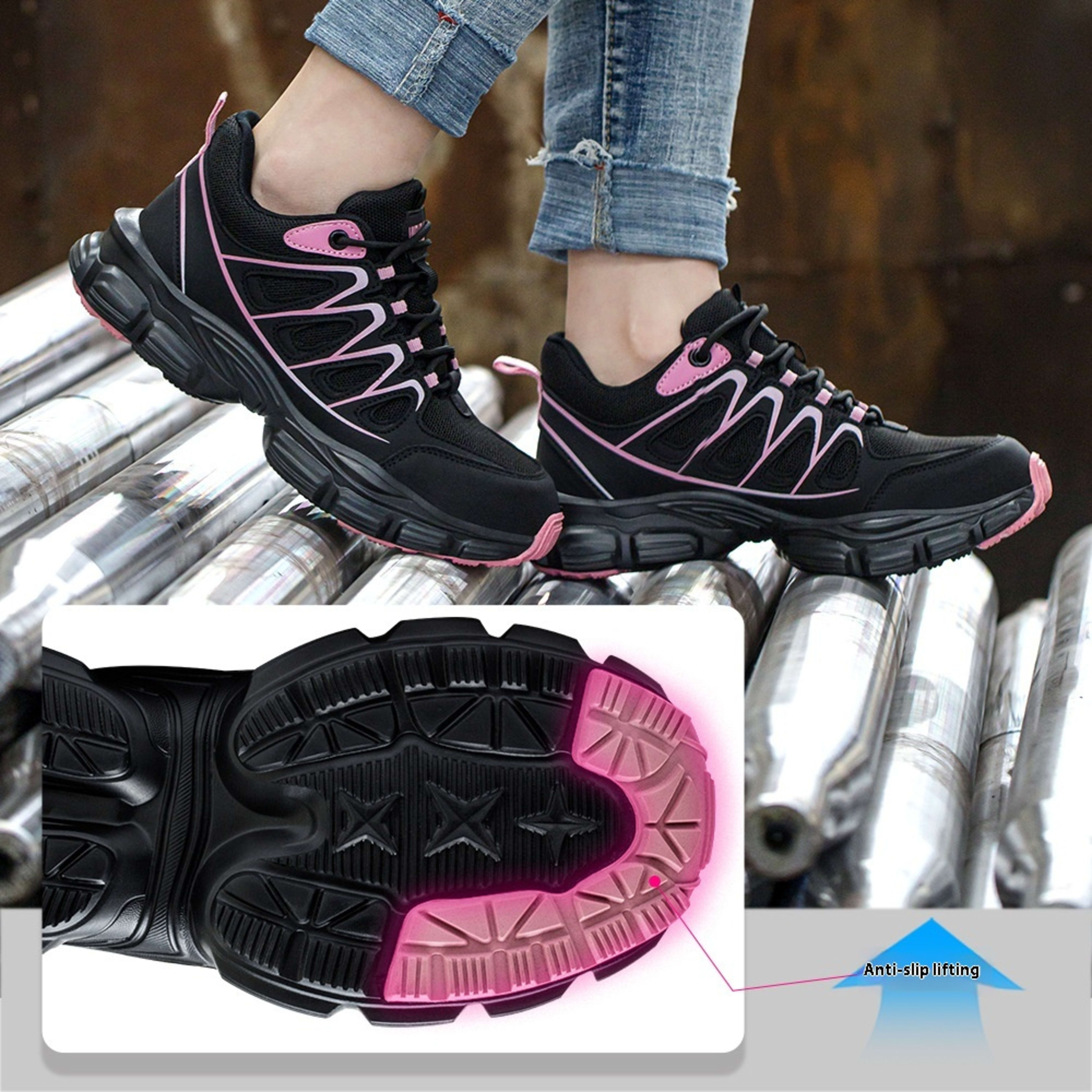 Shoes Anti-smashing And Anti-penetration Steel Toe Cap Work Shoes Safety Protection Women's Labor Protection Shoes Light 3