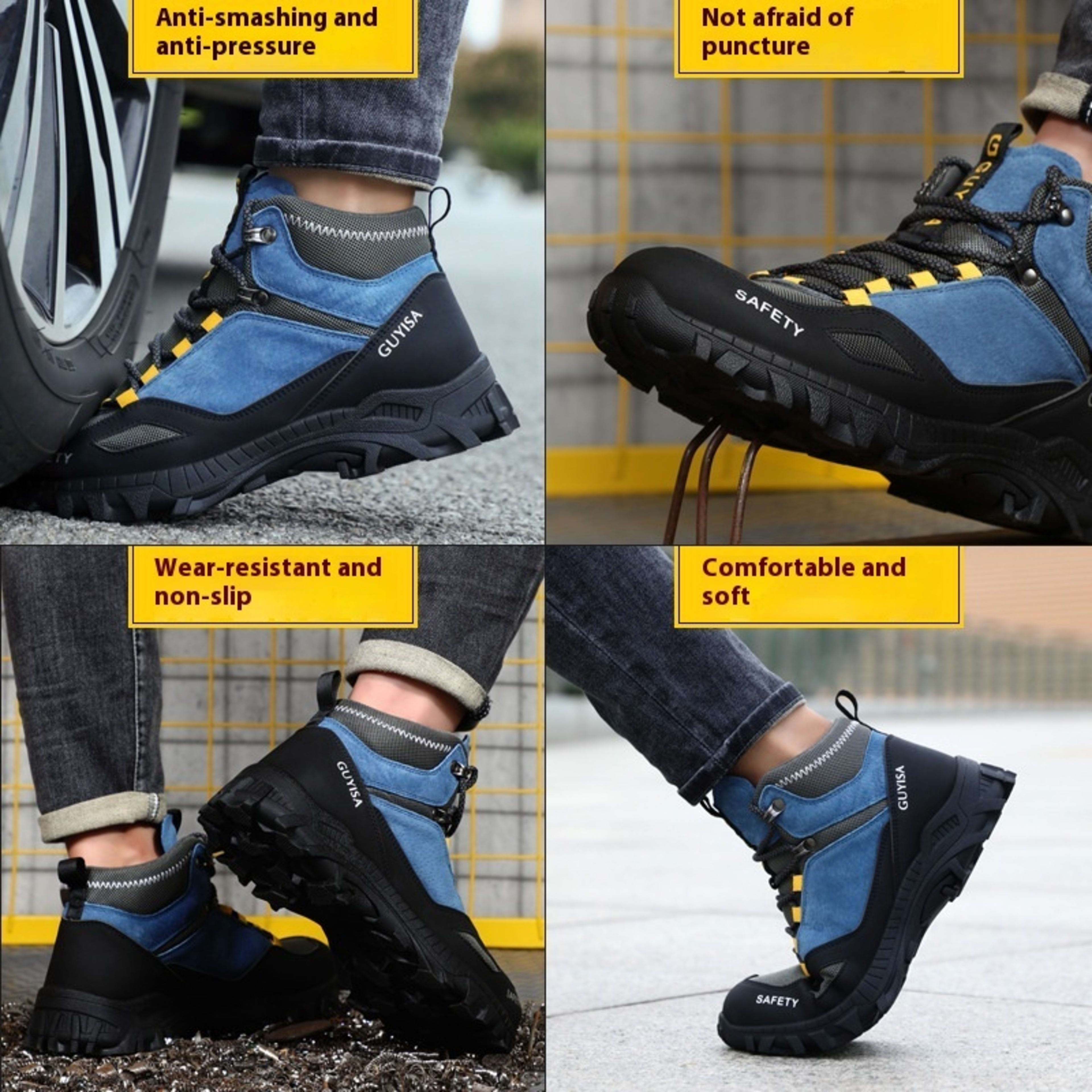 Anti Smashing, Anti Smashing, And Anti Piercing Safety Shoes Are Lightweight And Easy To Wear 5