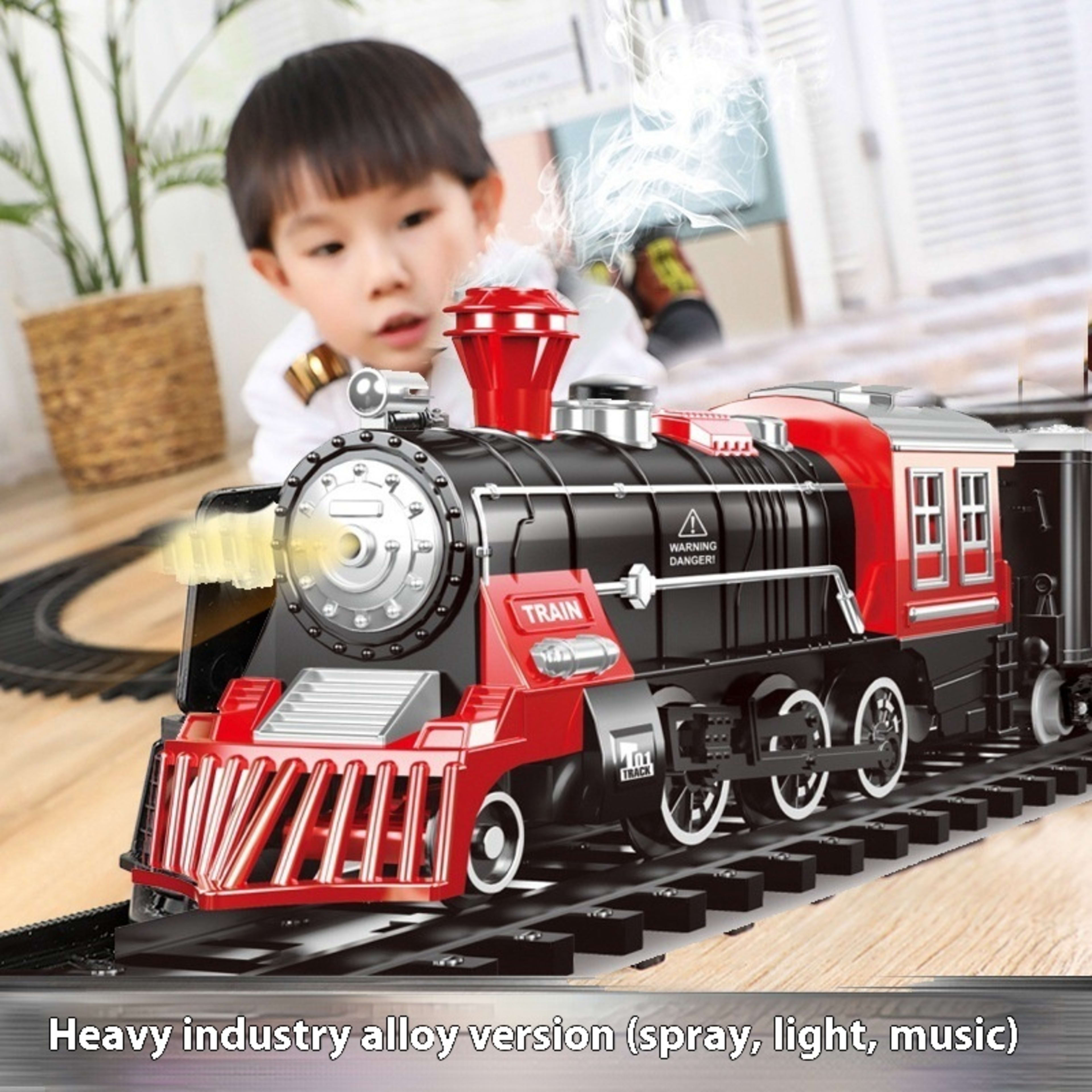 Children Boy Electric Steam Motor Car Birthday New Year Gift 3