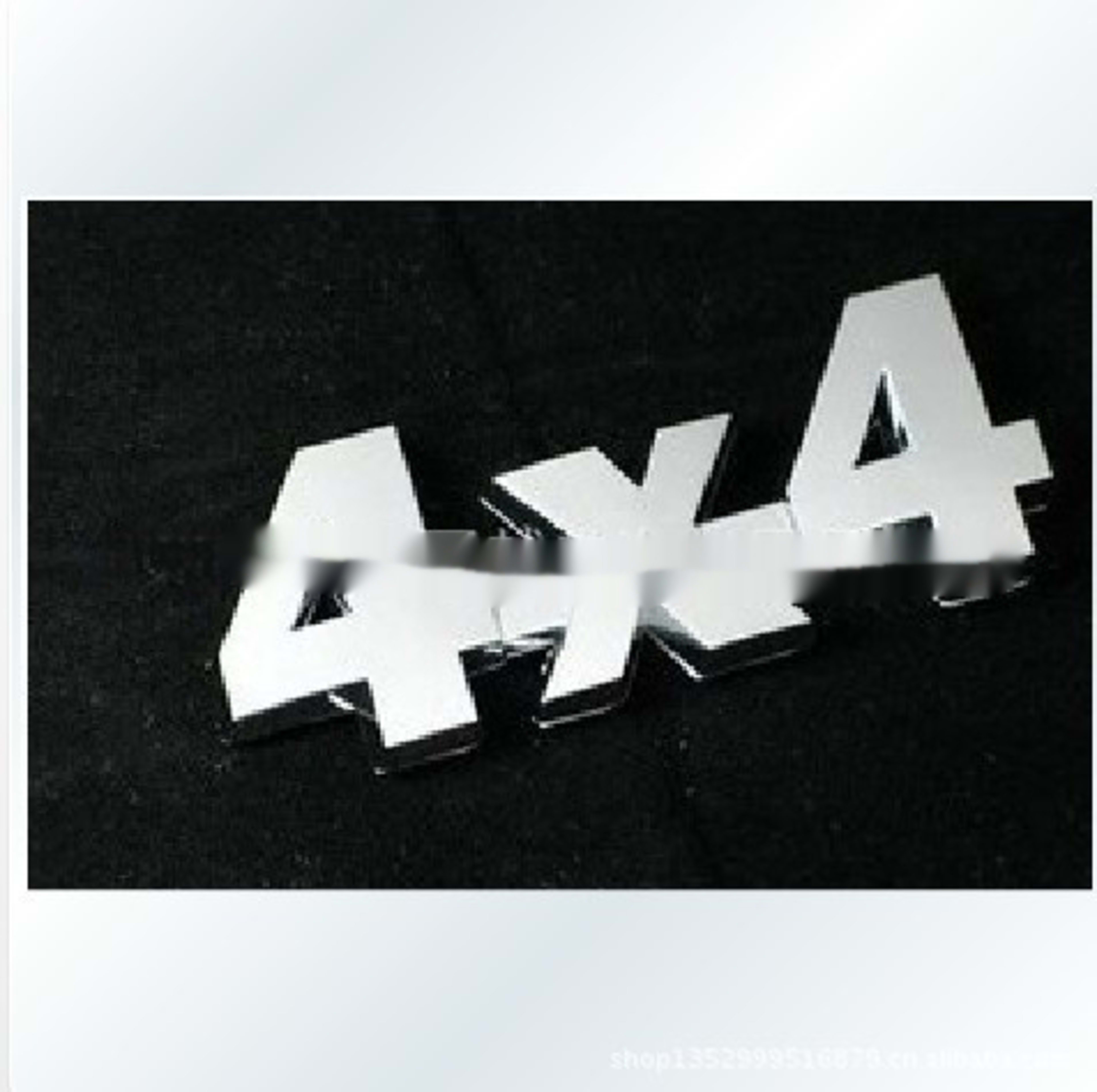 Car Modification Metal Suitable For Off-road Vehicle Four-wheel Drive 3D Special Sticker Rear Car Badge 4 5