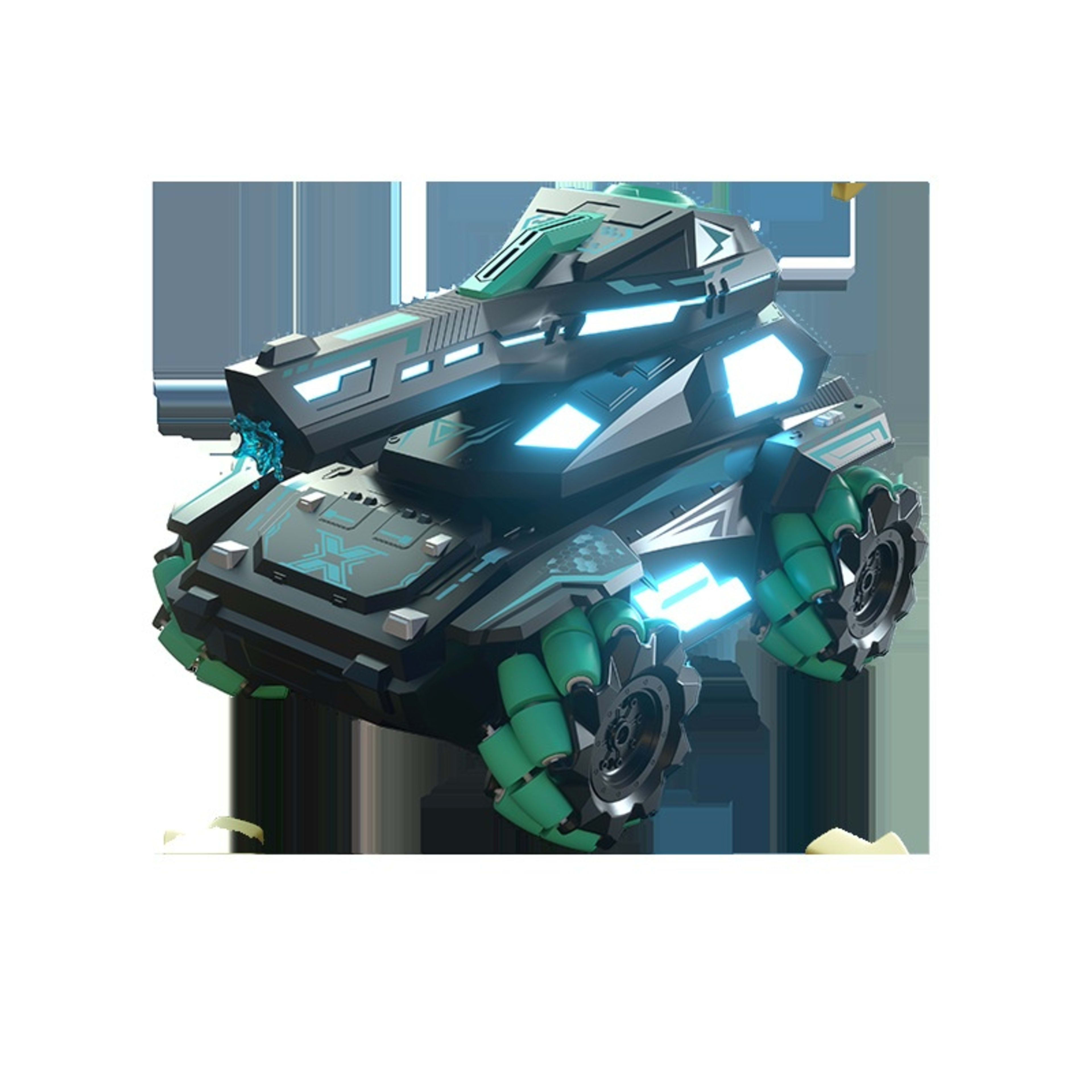 Armored Stunt Water Bomb Tank Children Toy Remote Control Car 8