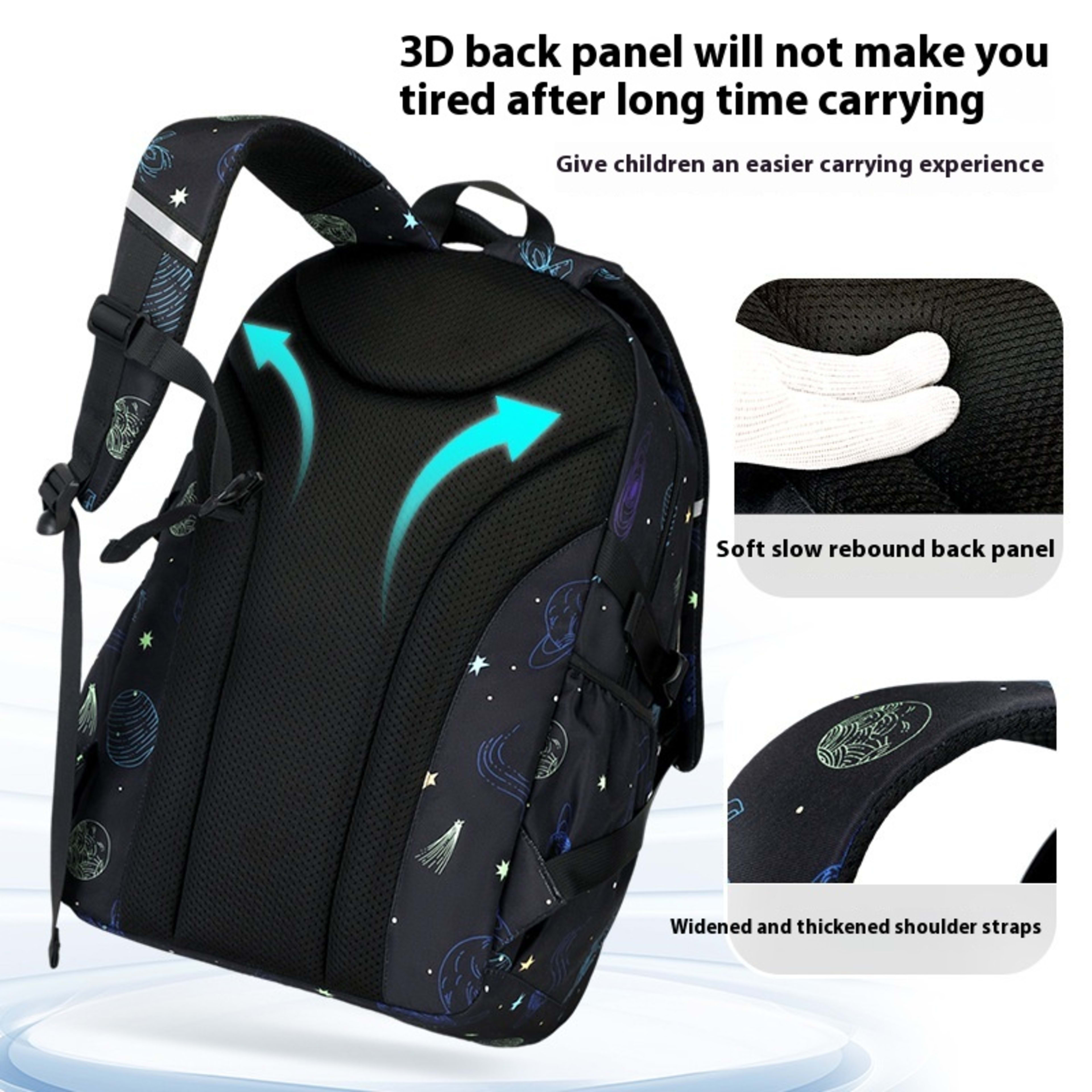 Primary School Student Starry Sky Leisure Schoolbag Junior High School Student Backpack 4