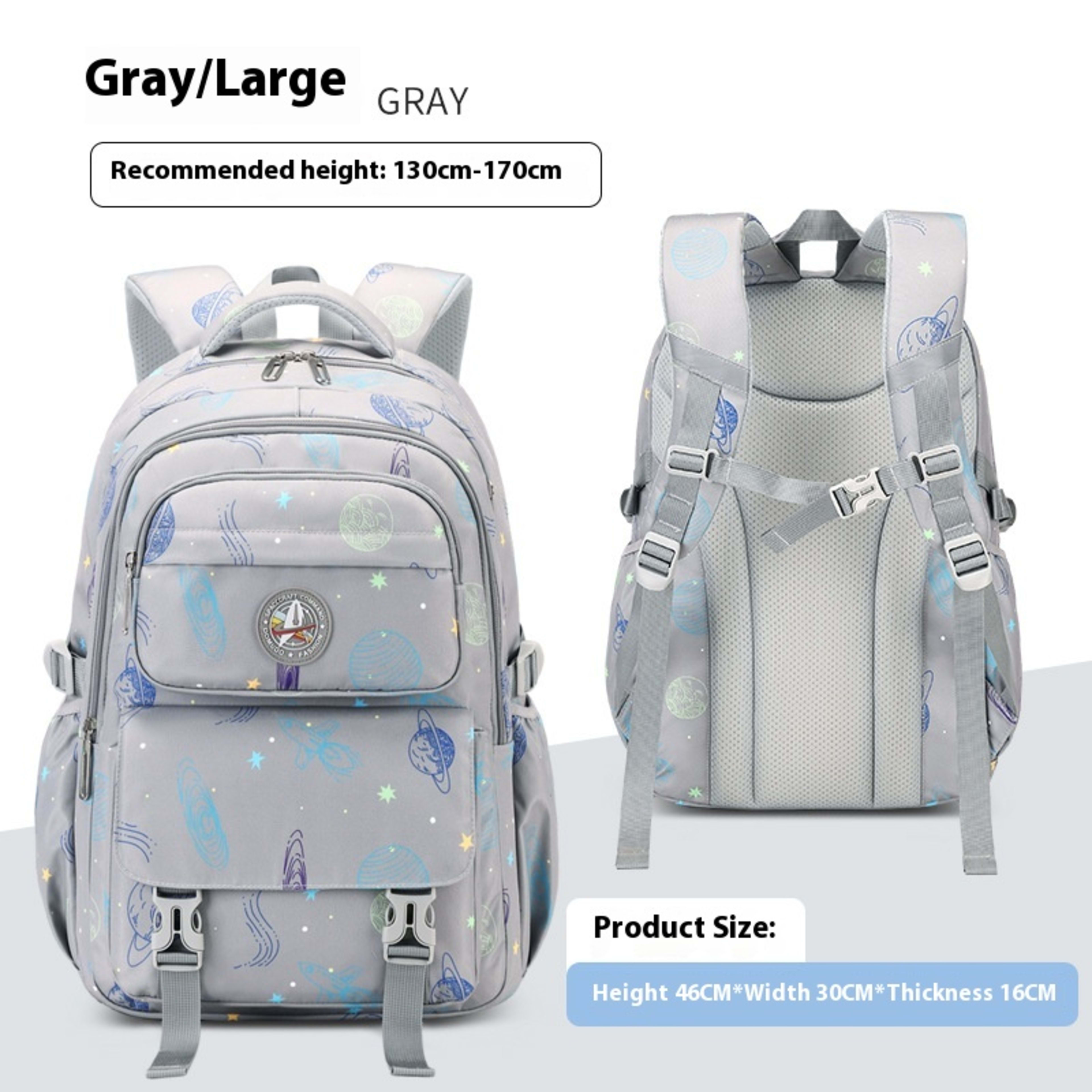 Primary School Student Starry Sky Leisure Schoolbag Junior High School Student Backpack 8