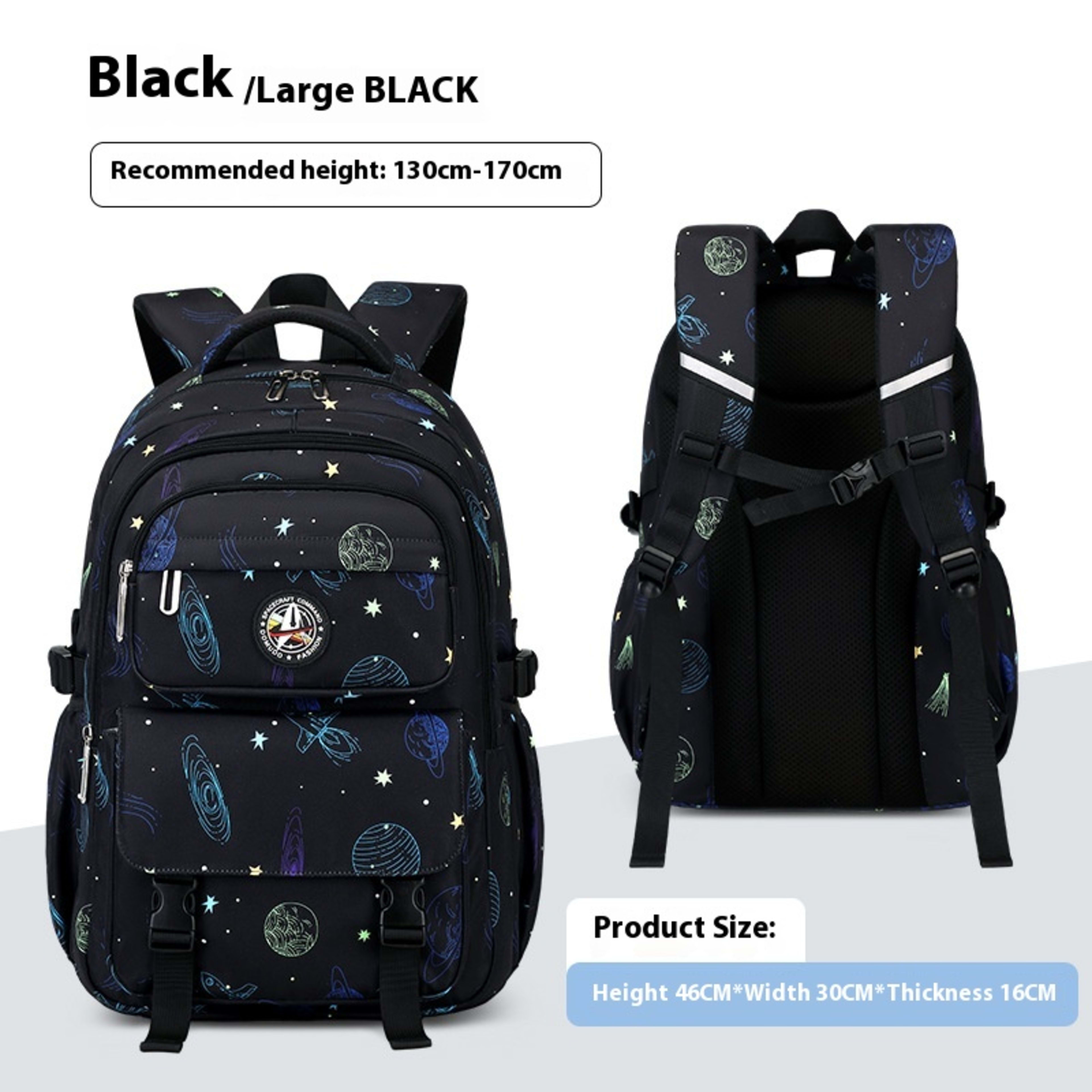 Primary School Student Starry Sky Leisure Schoolbag Junior High School Student Backpack 11