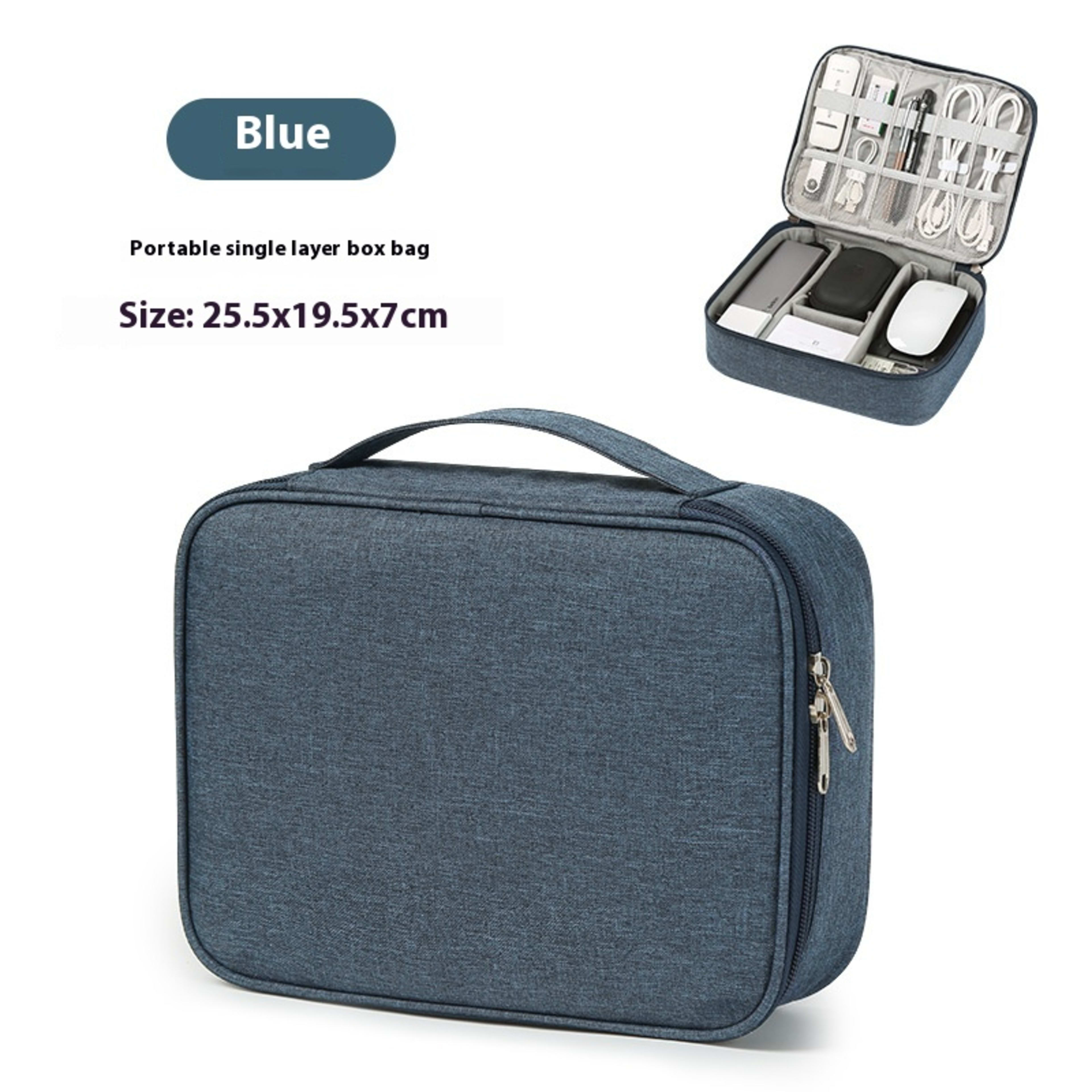 Data Cable Storage Bag Mobile Power Box Travel Portable Digital Accessories Organizing Folders 7
