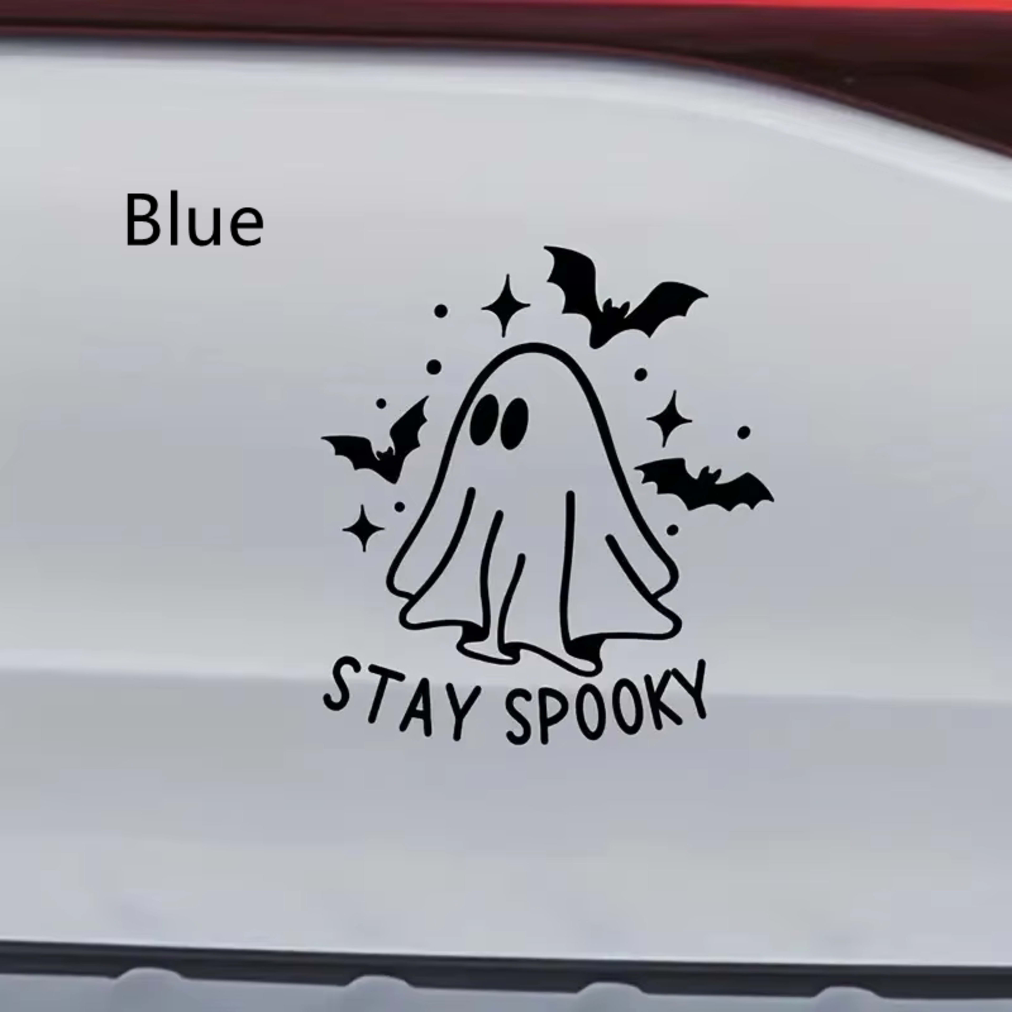 Car Body Sticker Halloween Ghost Bat English Reflective Sticker 10