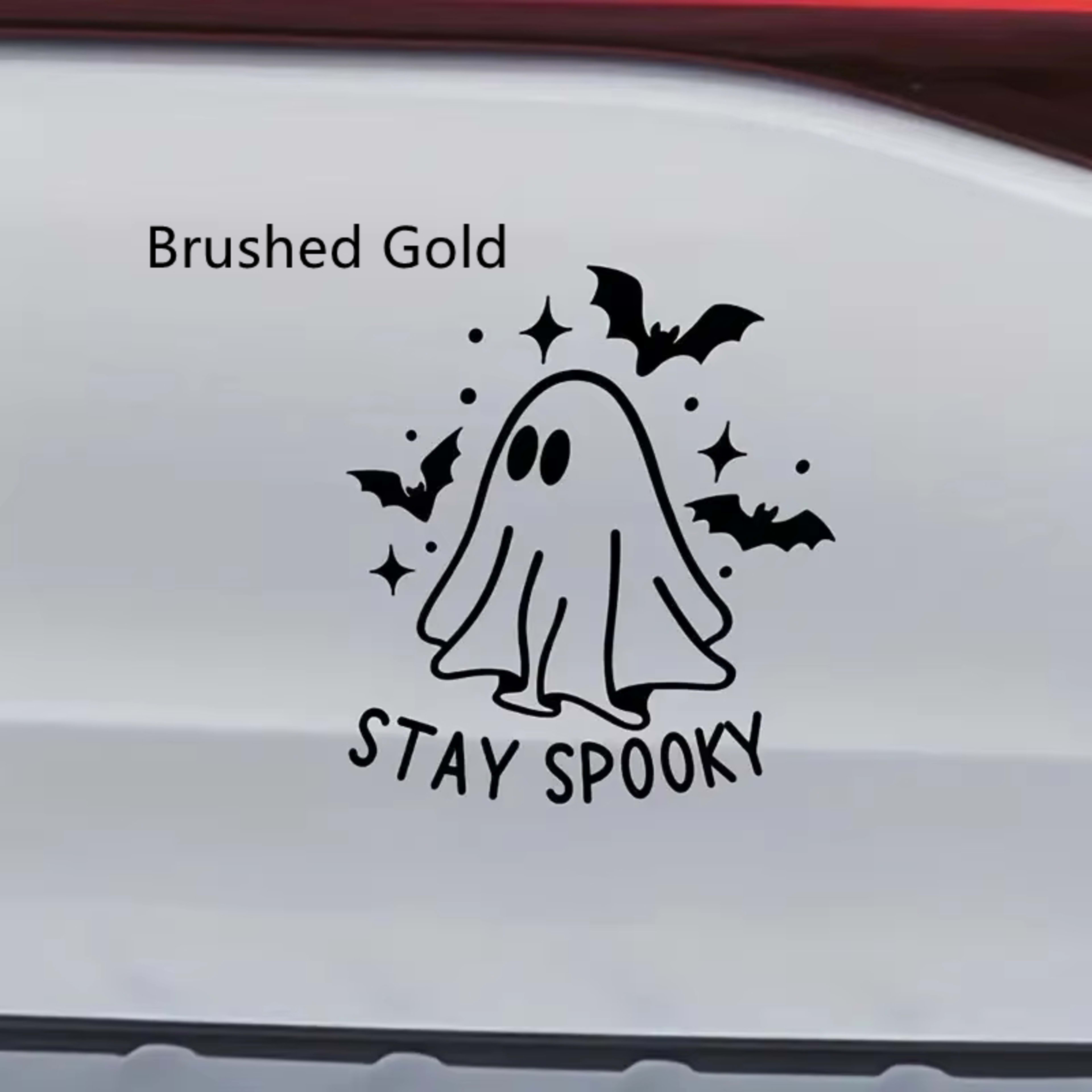 Car Body Sticker Halloween Ghost Bat English Reflective Sticker 3