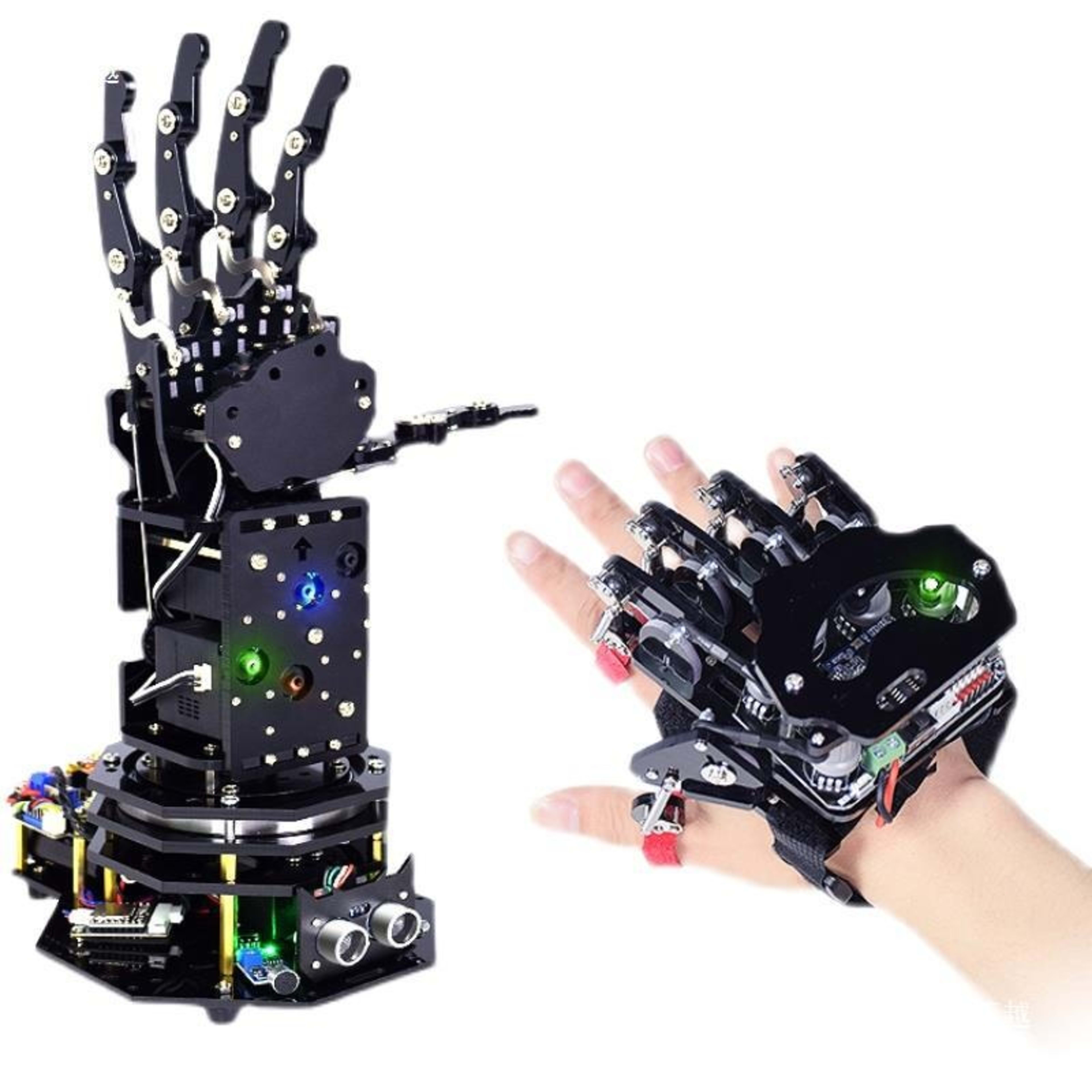 Bionic Mechanical Programming Palm Gloves Robot Mechanical Arm Hand Claw 3