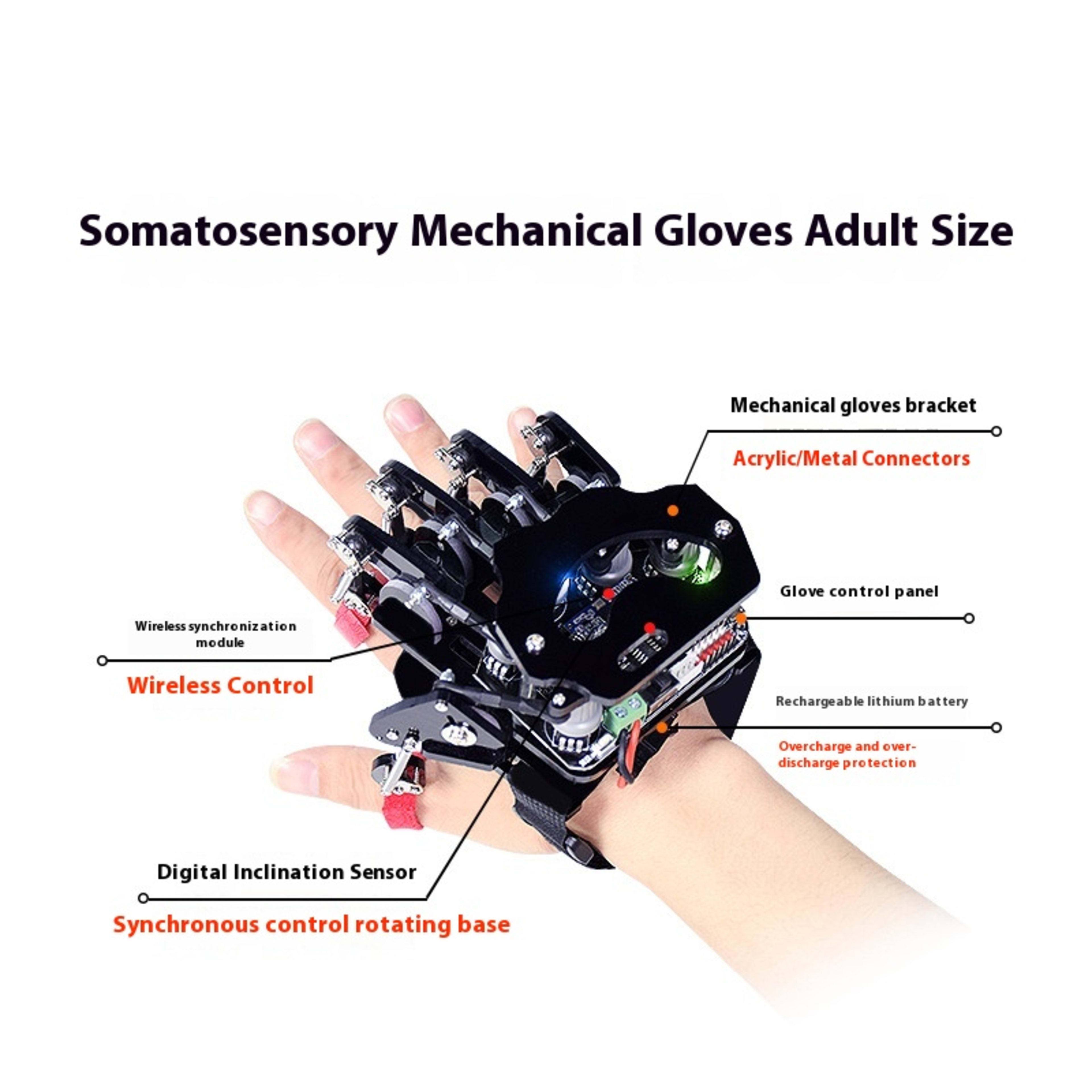 Bionic Mechanical Programming Palm Gloves Robot Mechanical Arm Hand Claw 9