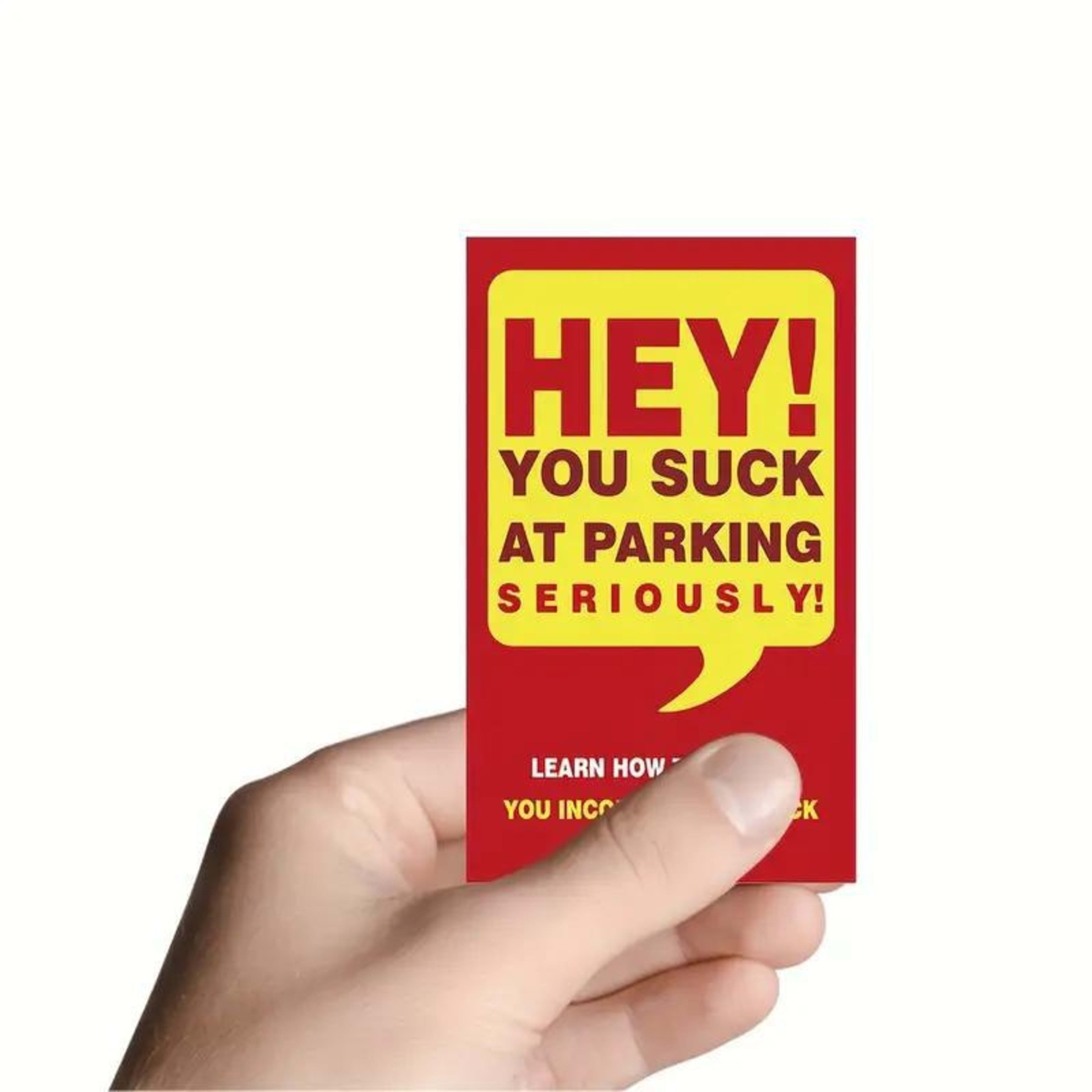 Parking Violation Card You Park Like An Idiot Card Funny Parking Violation Card 5