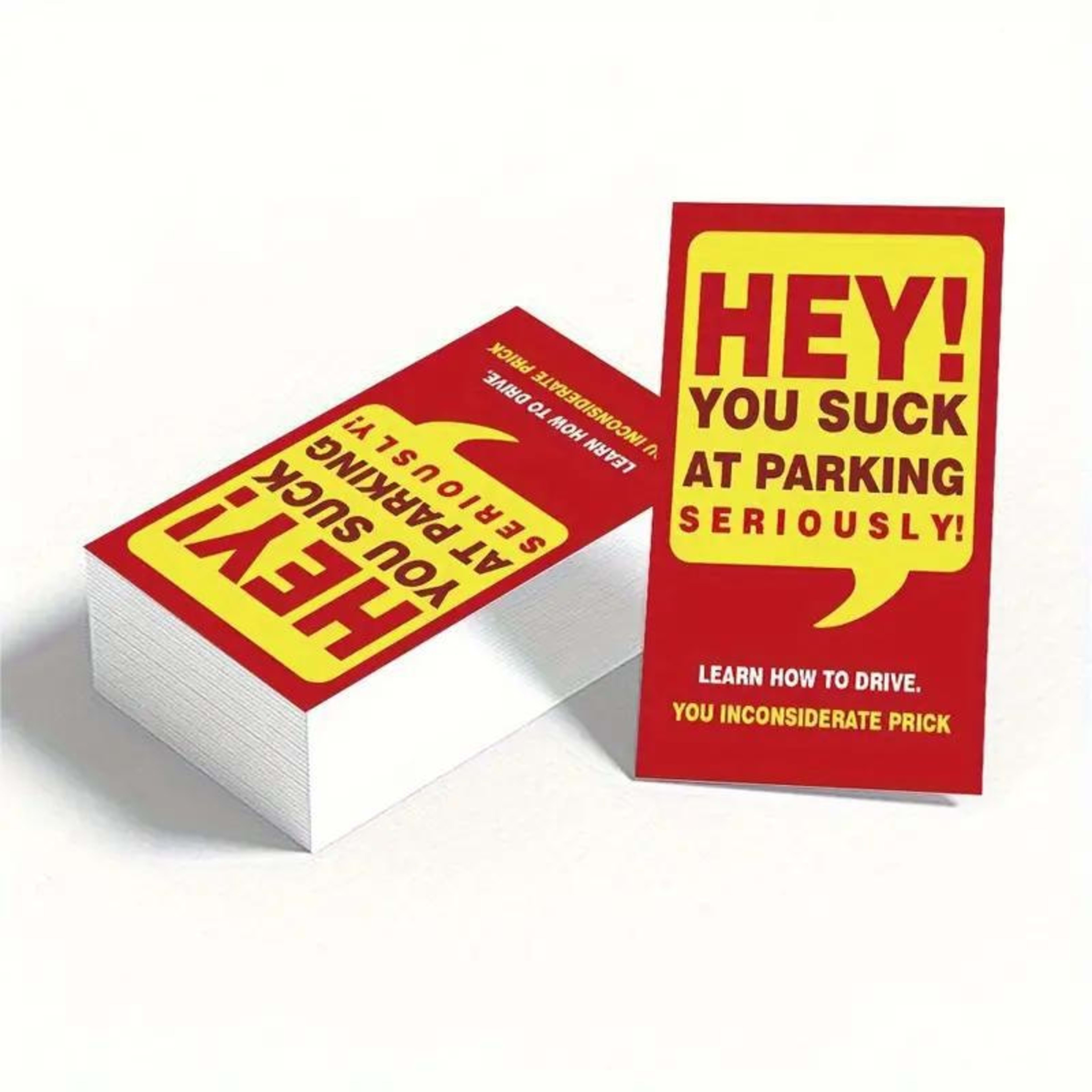 Parking Violation Card You Park Like An Idiot Card Funny Parking Violation Card