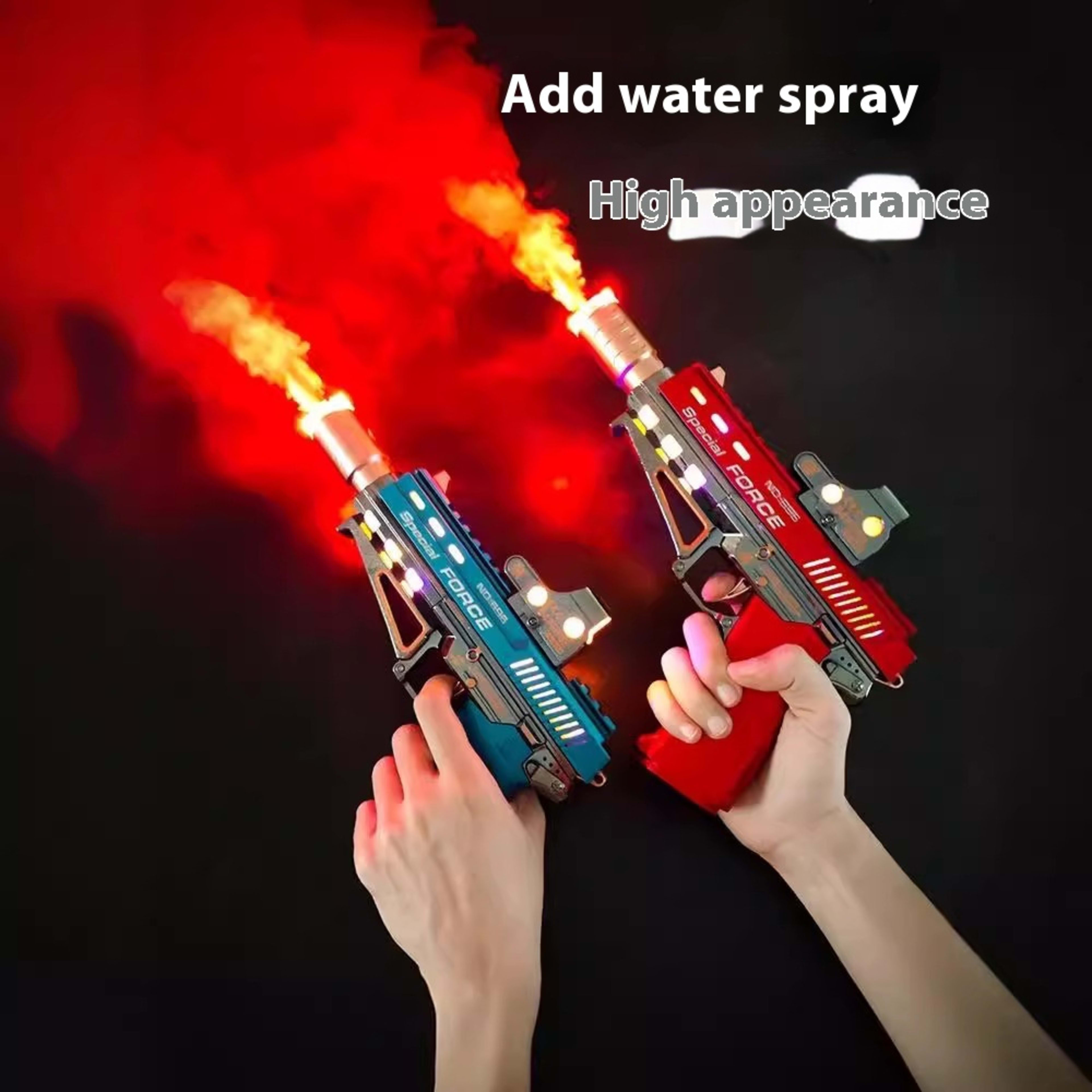 Children's Electric Spray Toy Gun Little Boys Luminous Sound Music Shock 1-2-3 Years Old Left Wheel 2