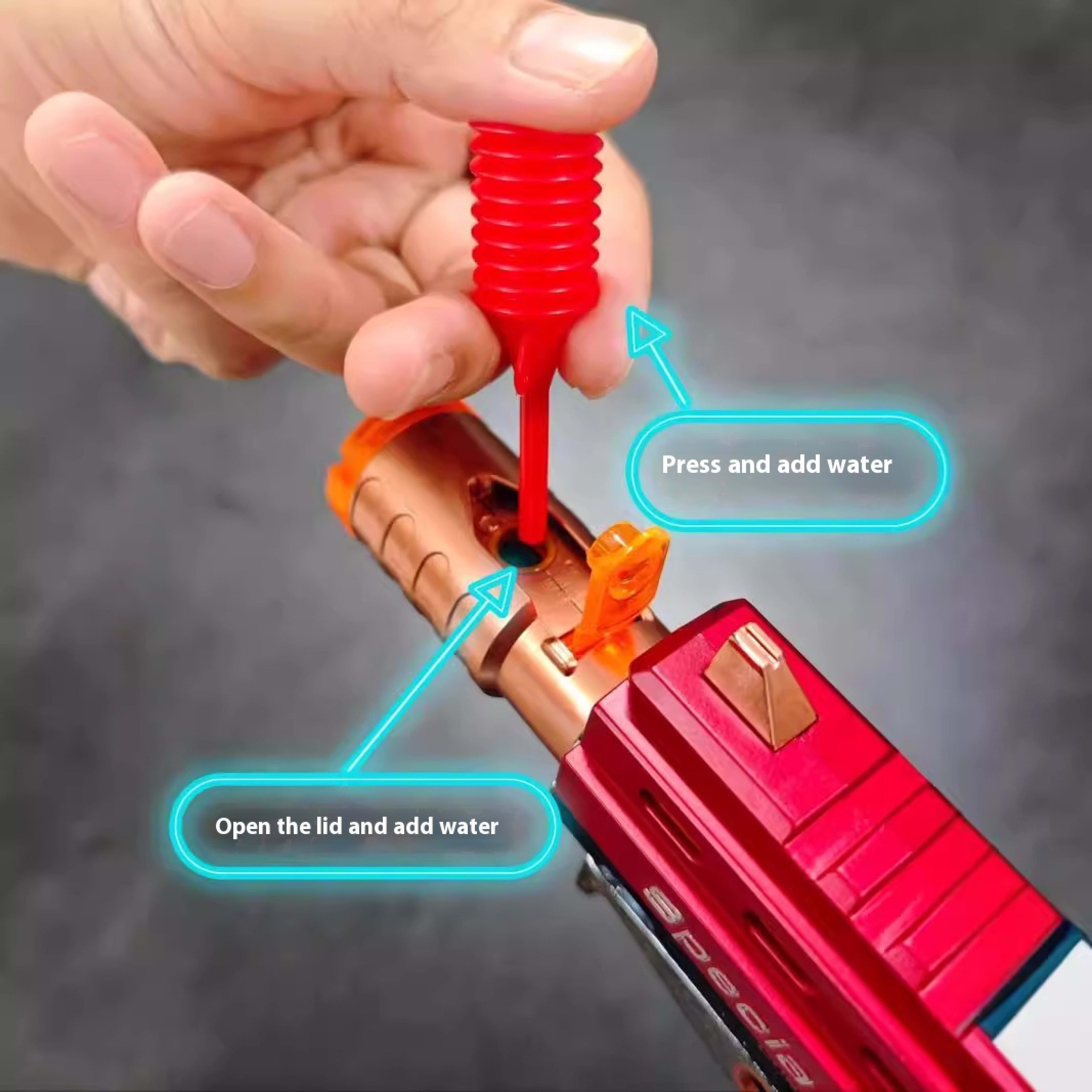 Children's Electric Spray Toy Gun Little Boys Luminous Sound Music Shock 1-2-3 Years Old Left Wheel 5