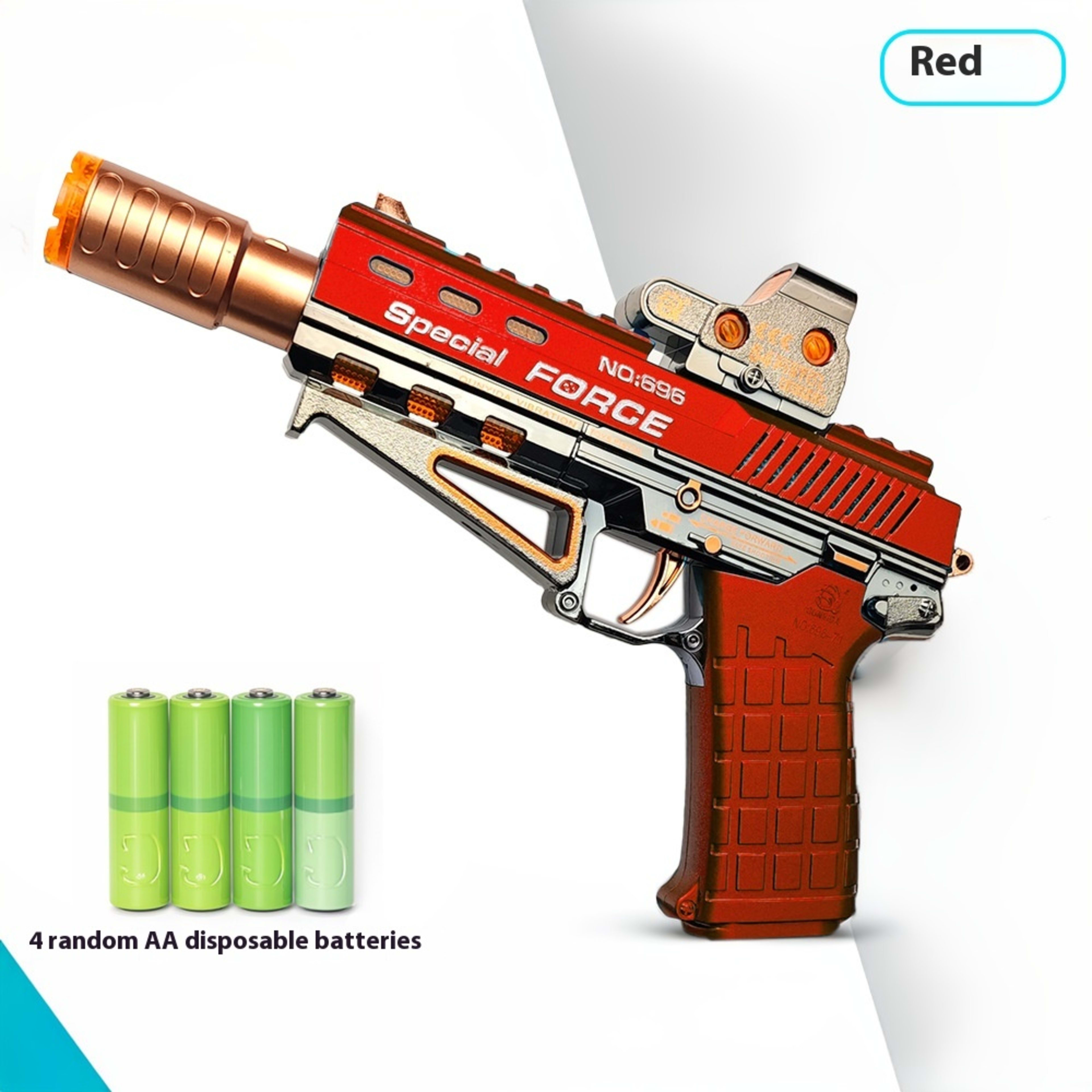 Children's Electric Spray Toy Gun Little Boys Luminous Sound Music Shock 1-2-3 Years Old Left Wheel 3