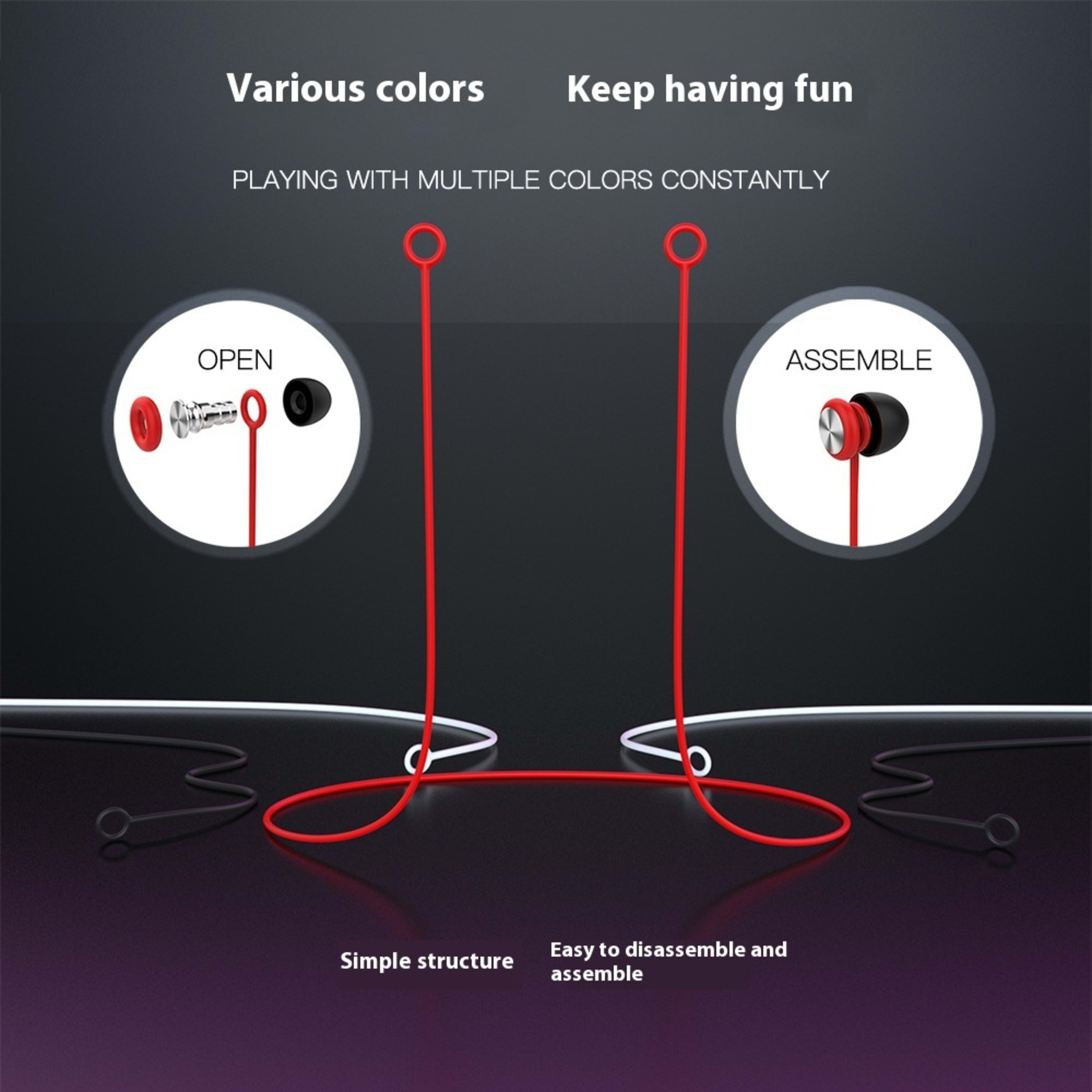 Lanyard Double Ring Anti-lost Halter Creative Earplugs 5