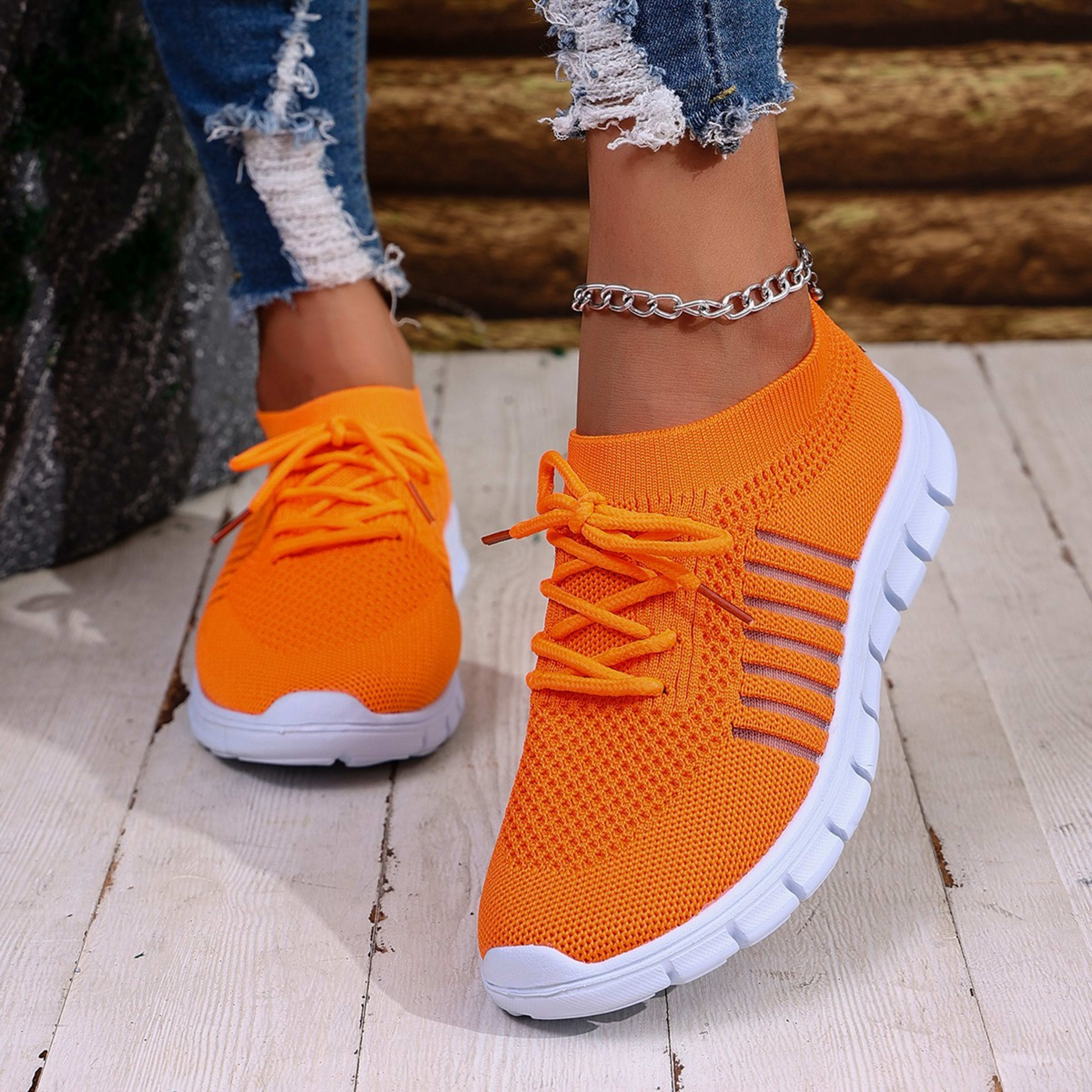 Women's Breathable Sneaker High-cut Lace-up Platform Casual Shoes 13